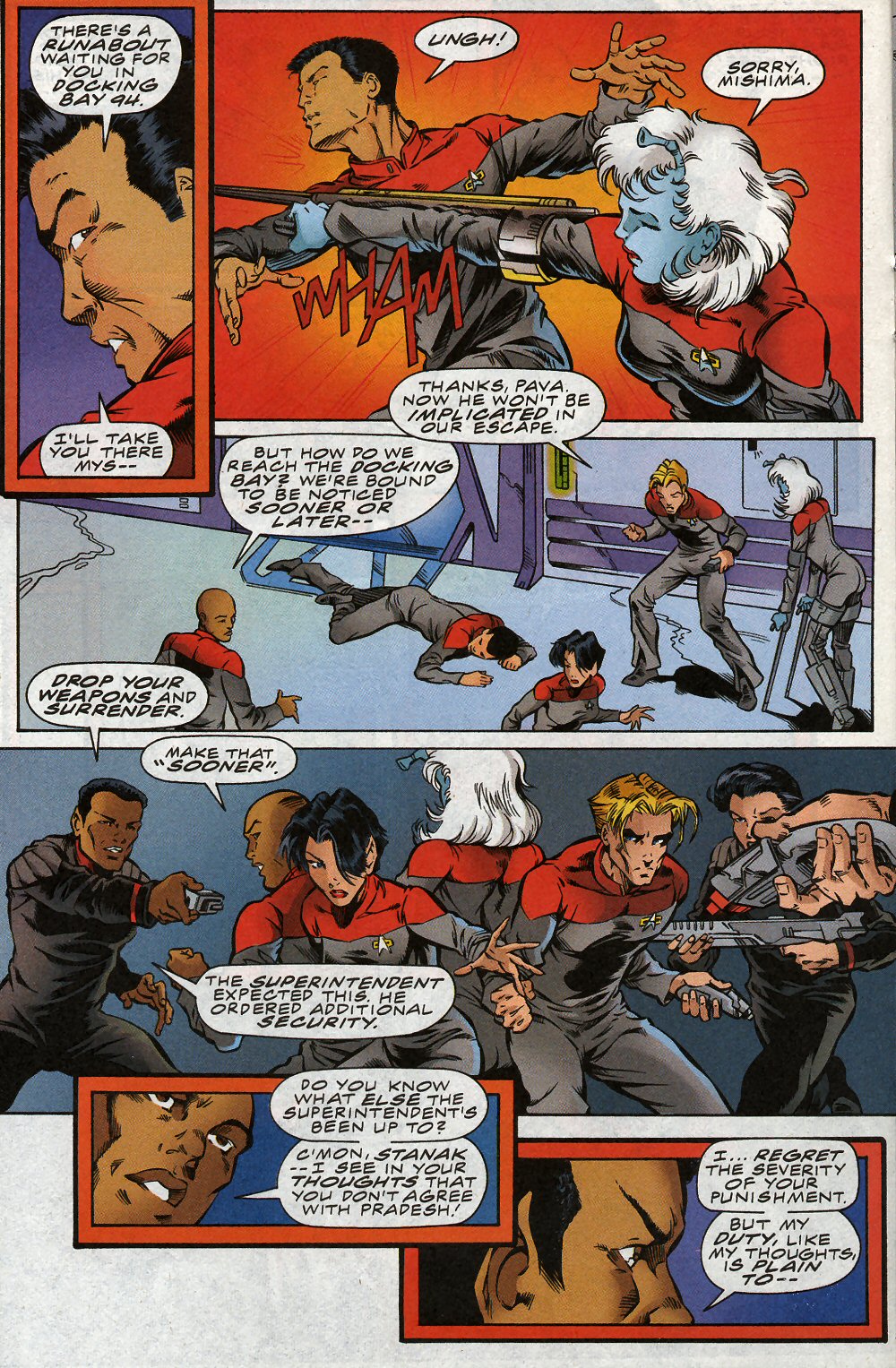 Read online Star Trek: Starfleet Academy (1996) comic -  Issue #12 - 16