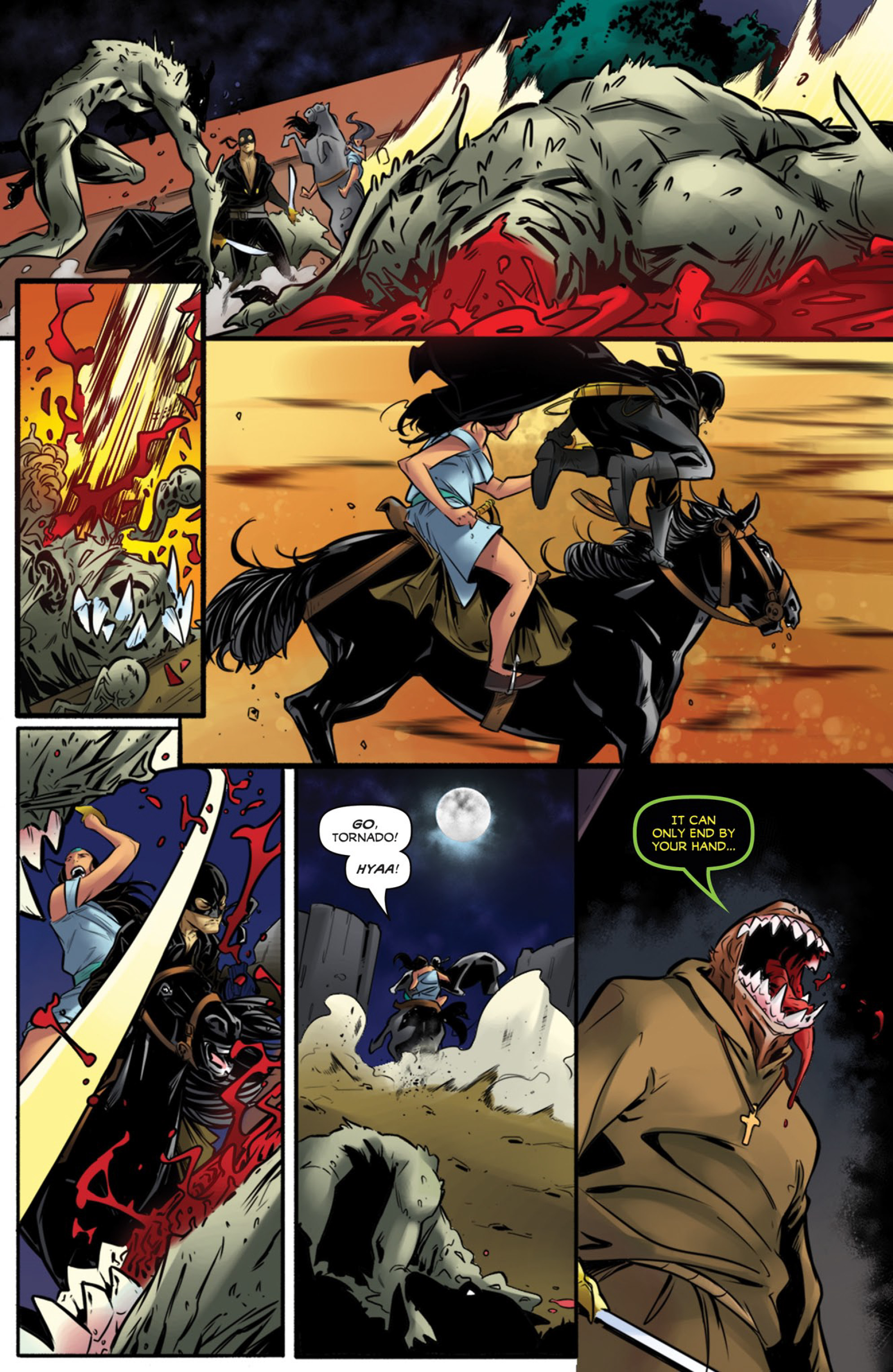 Read online Zorro: Sacrilege comic -  Issue #4 - 18