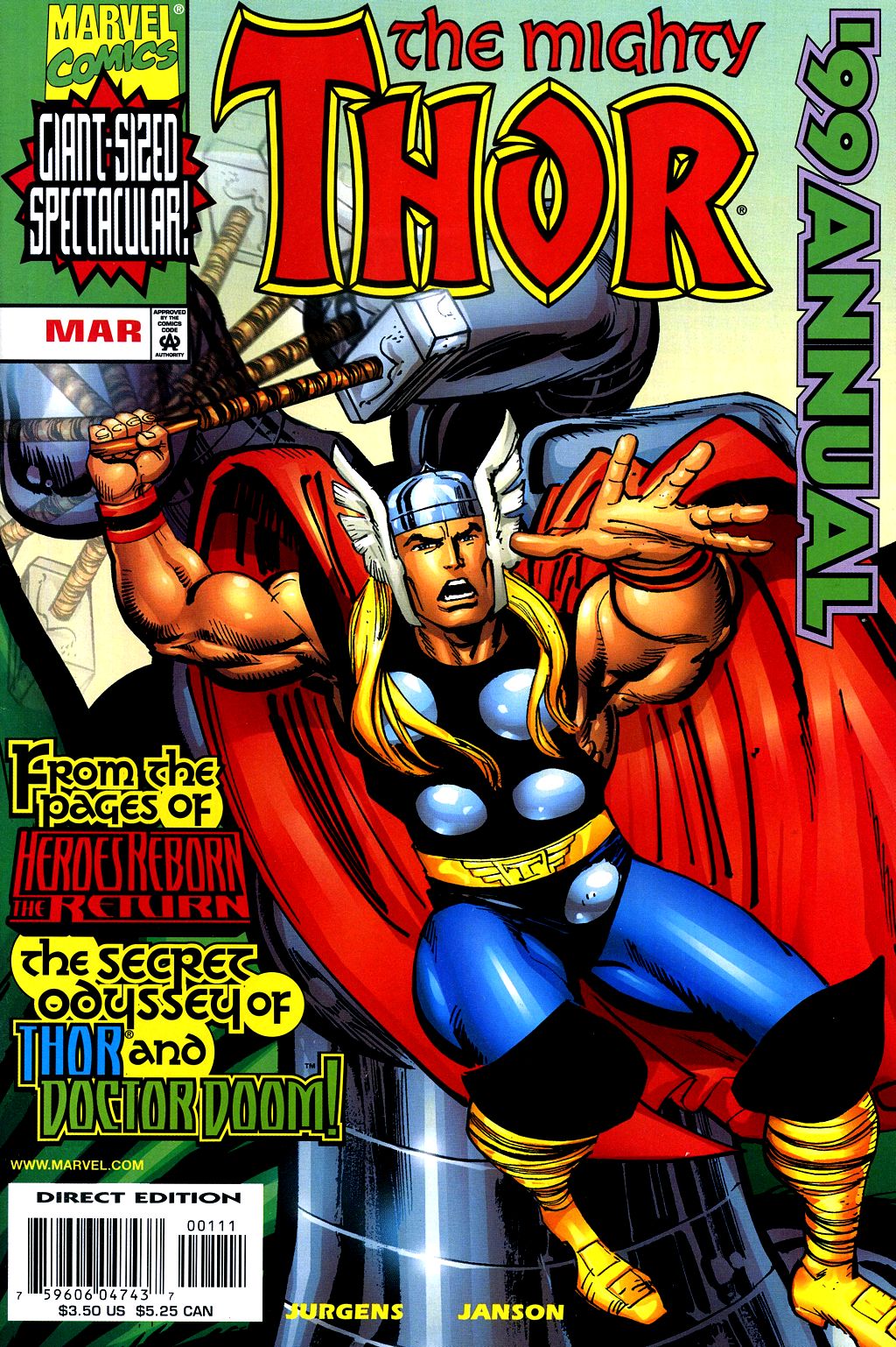 Read online Thor (1998) comic -  Issue # Annual 1999 - 1