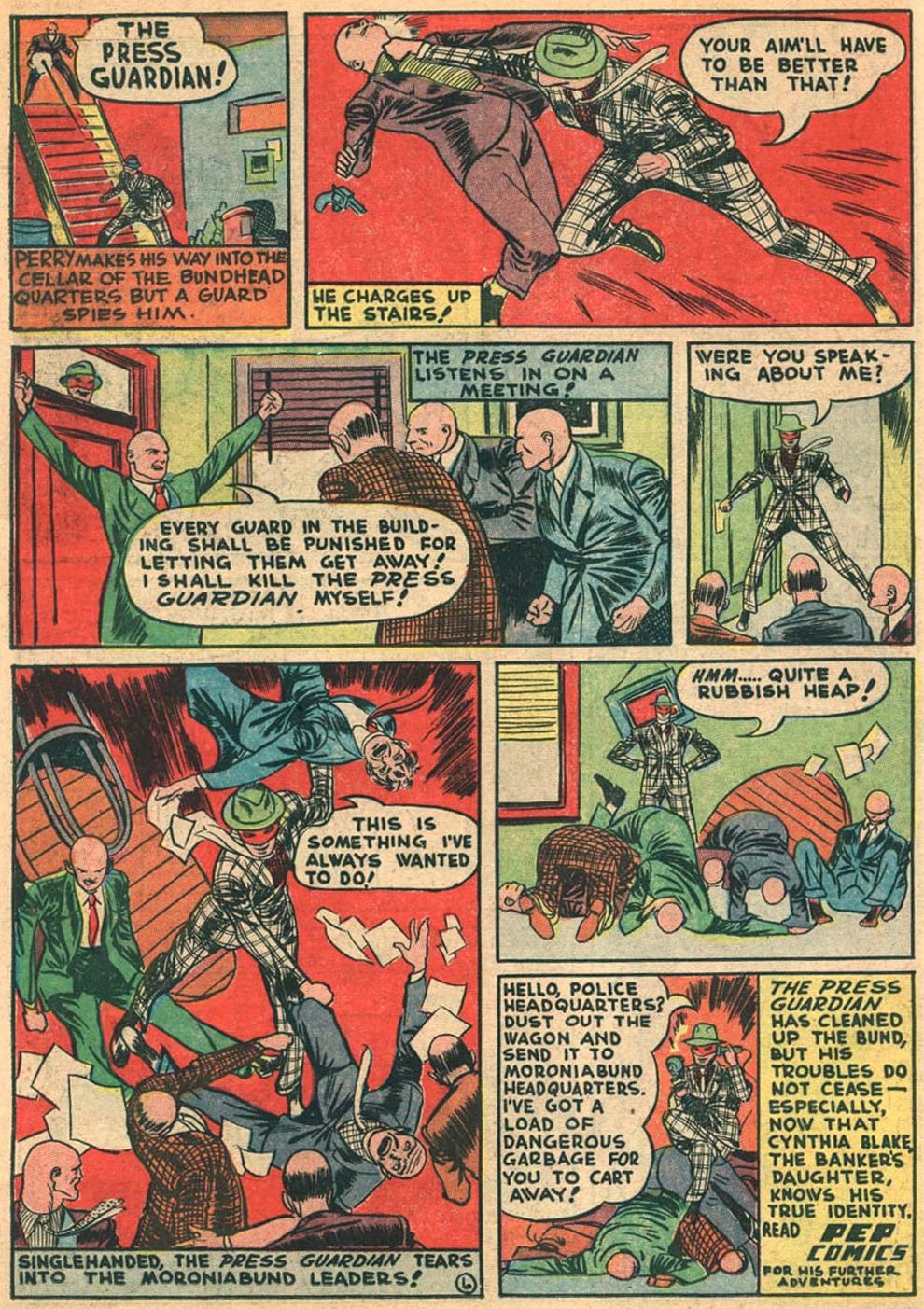Read online Pep Comics comic -  Issue #3 - 26