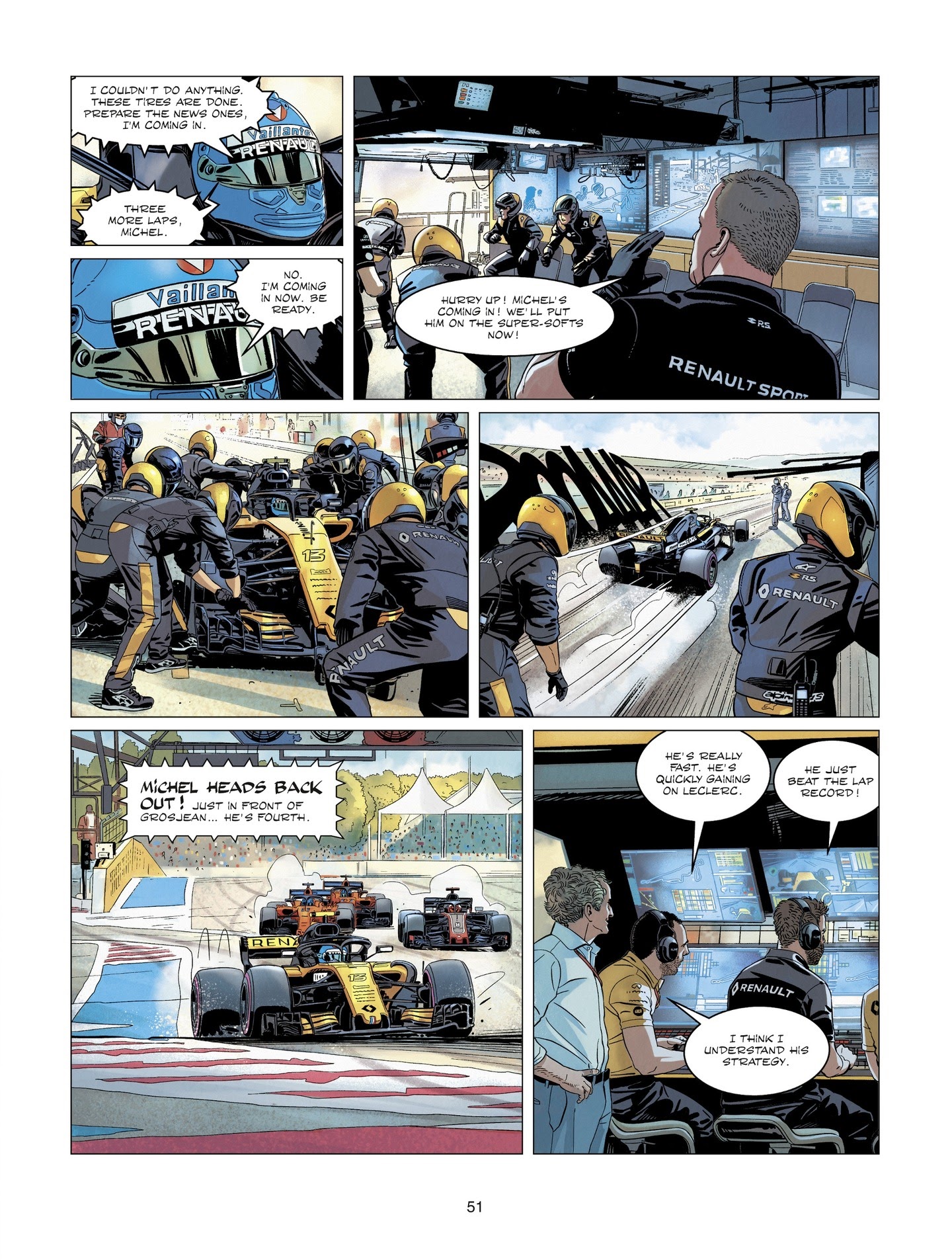 Read online Michel Vaillant comic -  Issue #8 - 51