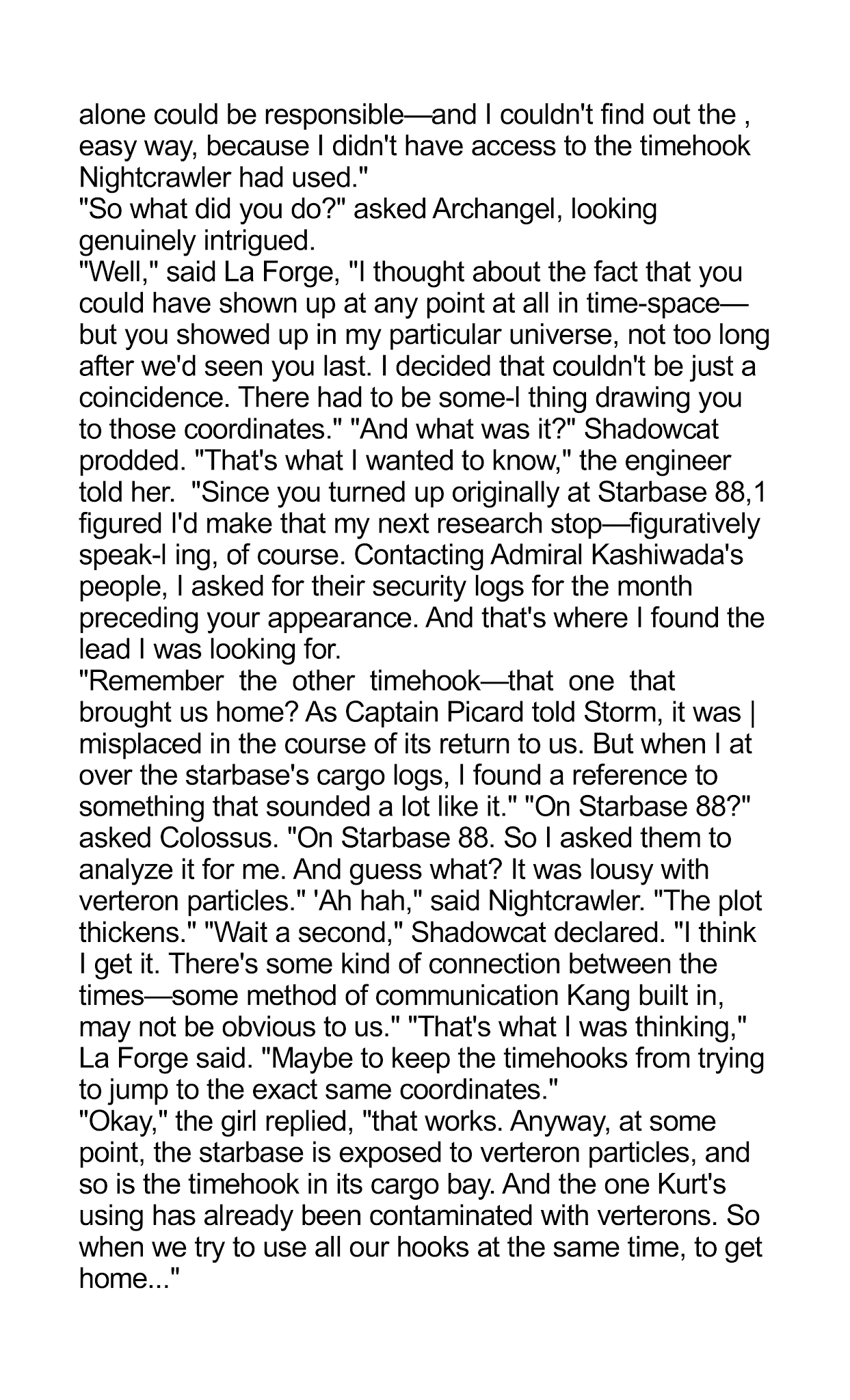 Read online Star Trek: The Next Generation/X-Men: Planet X comic -  Issue # TPB (Part 3) - 51