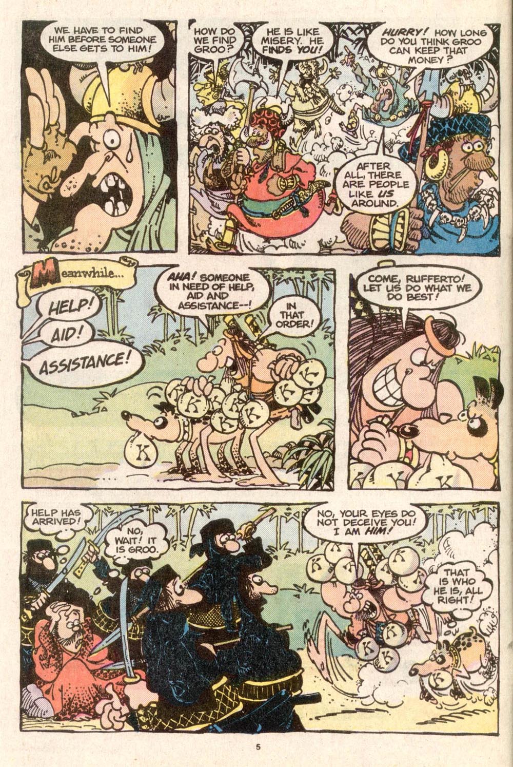 Read online Sergio Aragonés Groo the Wanderer comic -  Issue #32 - 5