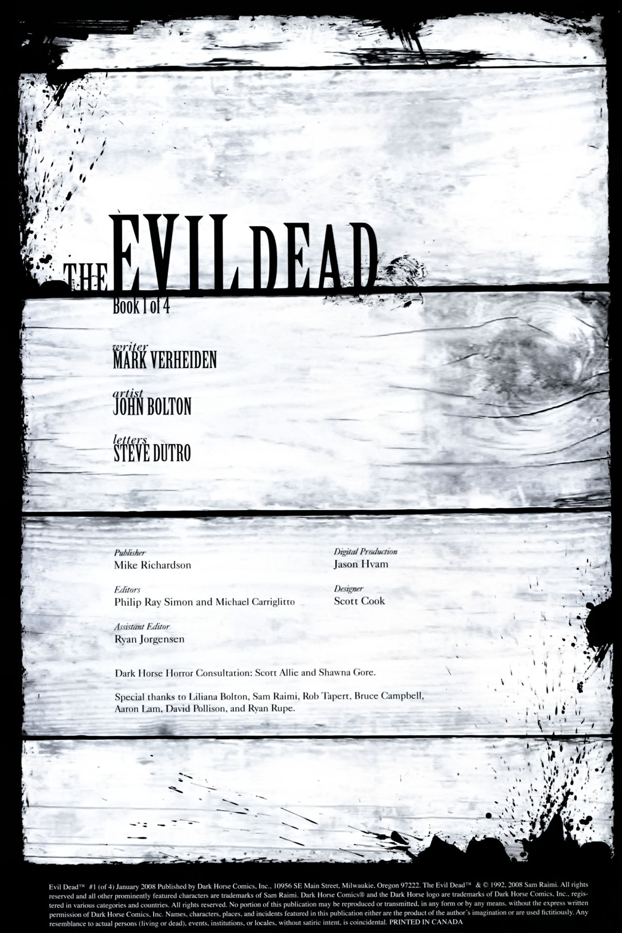 Read online The Evil Dead comic -  Issue #1 - 2