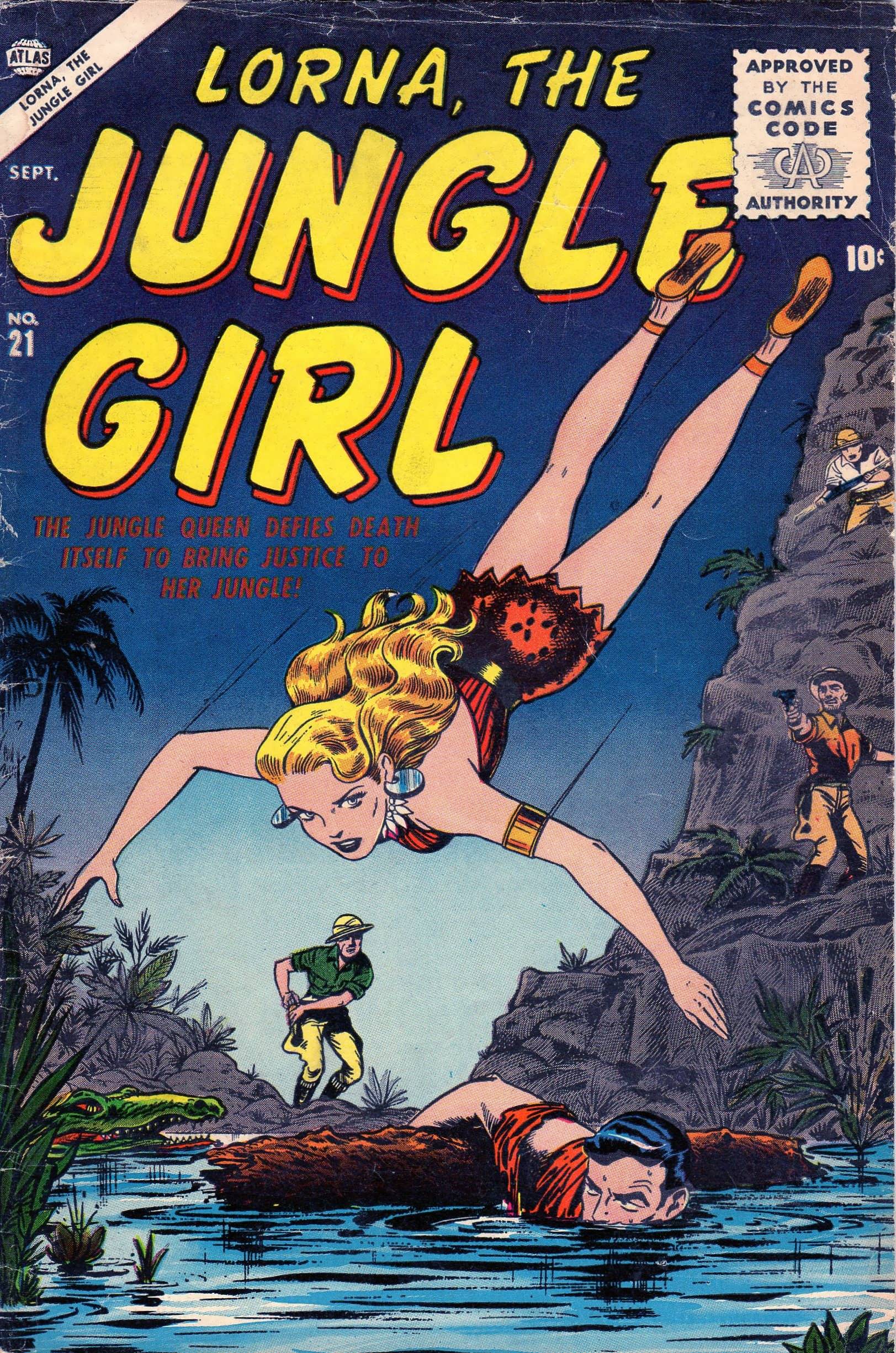 Read online Lorna, The Jungle Girl comic -  Issue #21 - 1