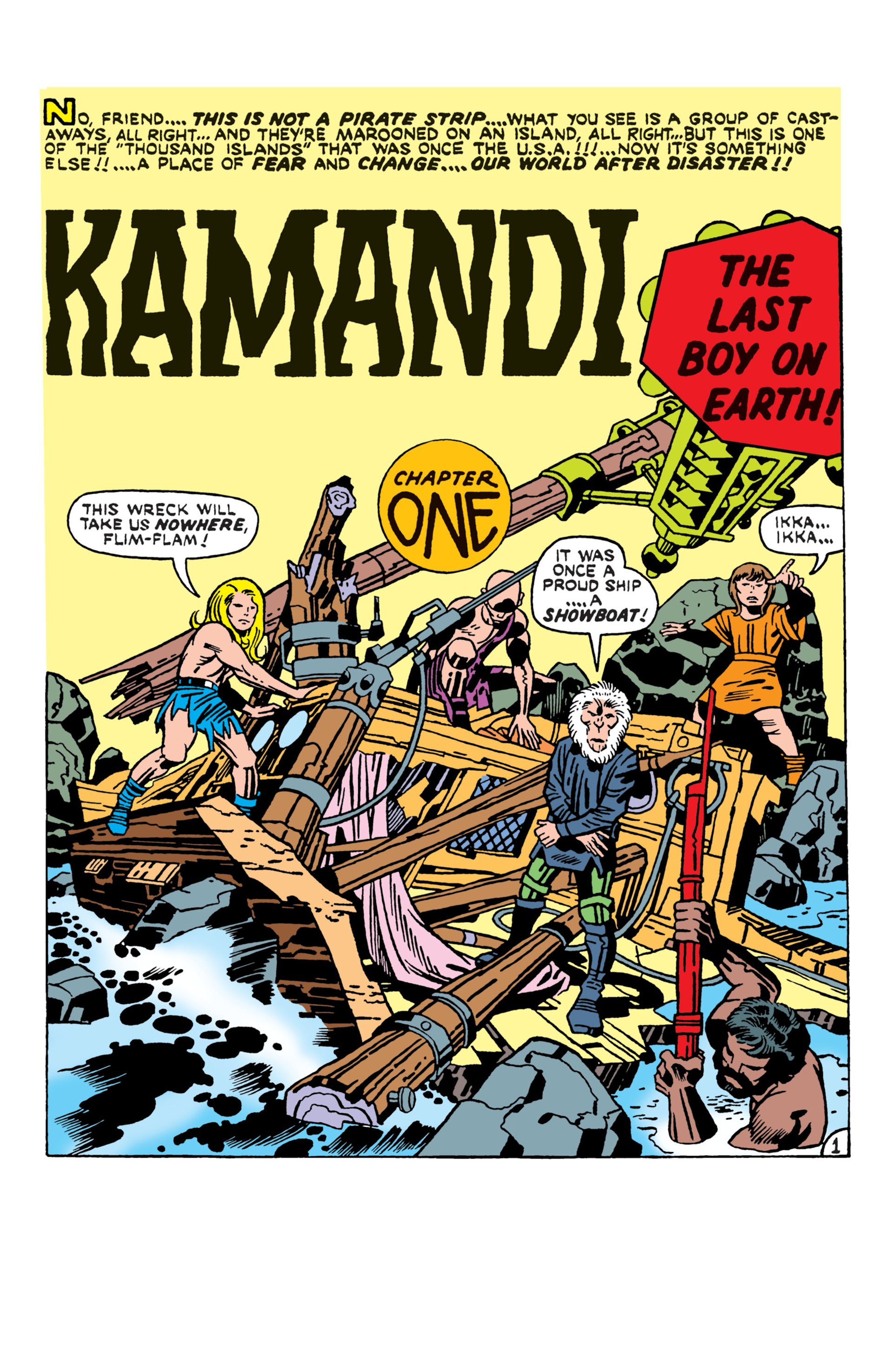 Read online Kamandi, The Last Boy On Earth comic -  Issue #25 - 2