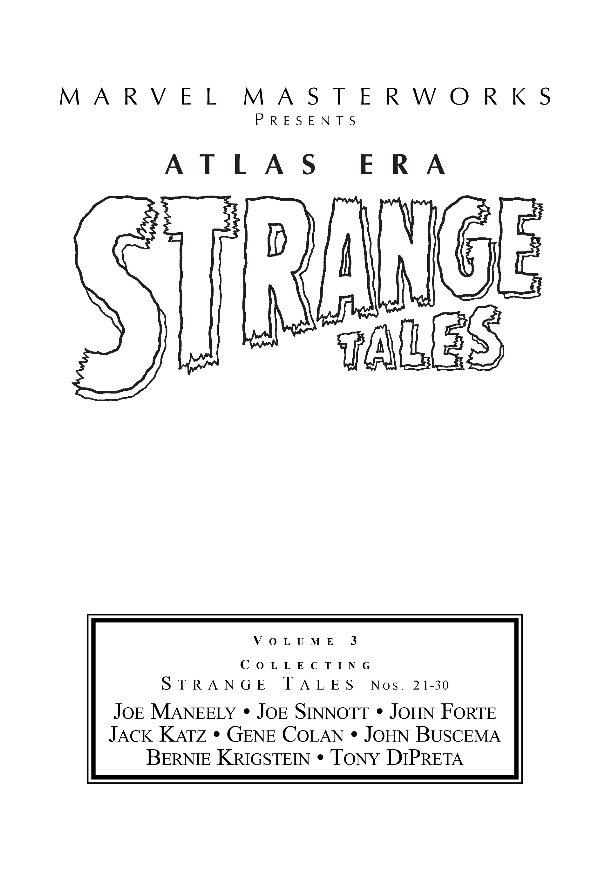 Read online Marvel Masterworks: Atlas Era Strange Tales comic -  Issue # TPB 3 (Part 1) - 2