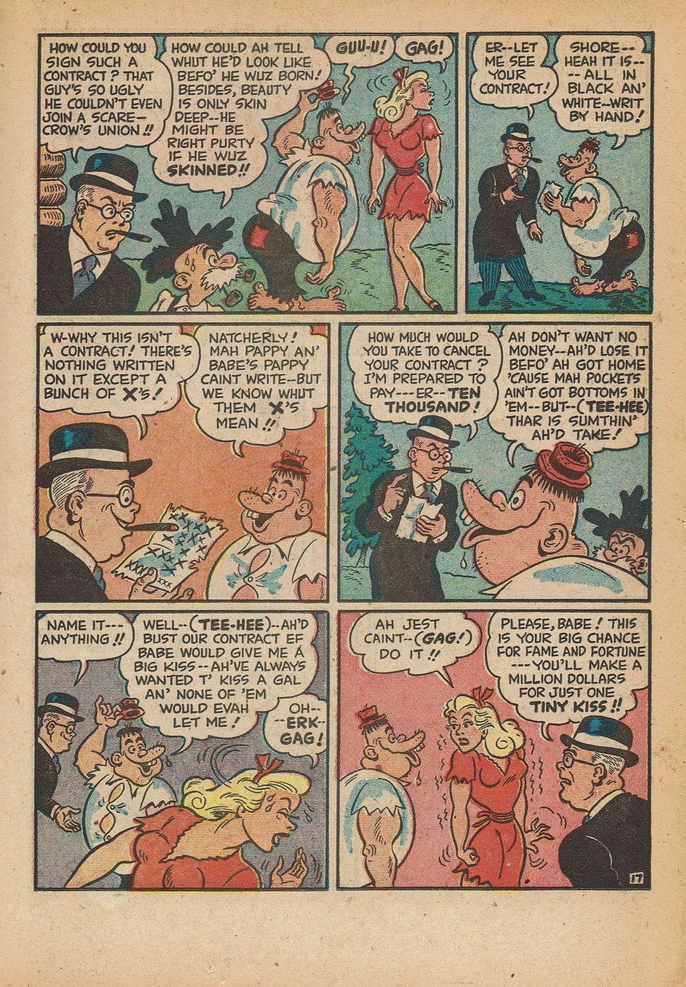 Read online Babe (1948) comic -  Issue #1 - 19