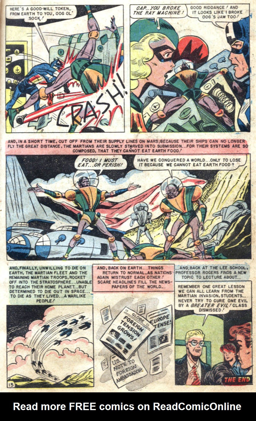 Read online Captain America Comics comic -  Issue #70 - 15
