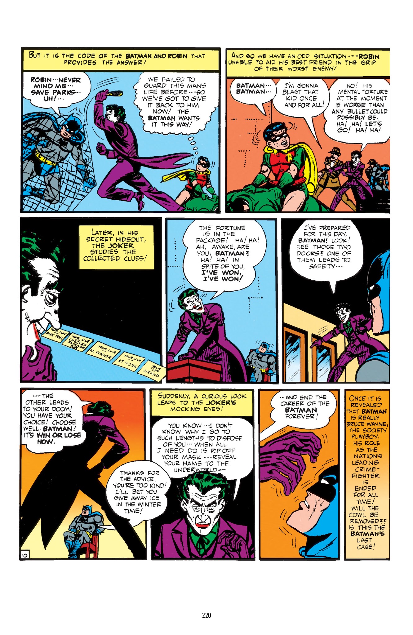 Read online Batman: The Golden Age Omnibus comic -  Issue # TPB 3 - 220
