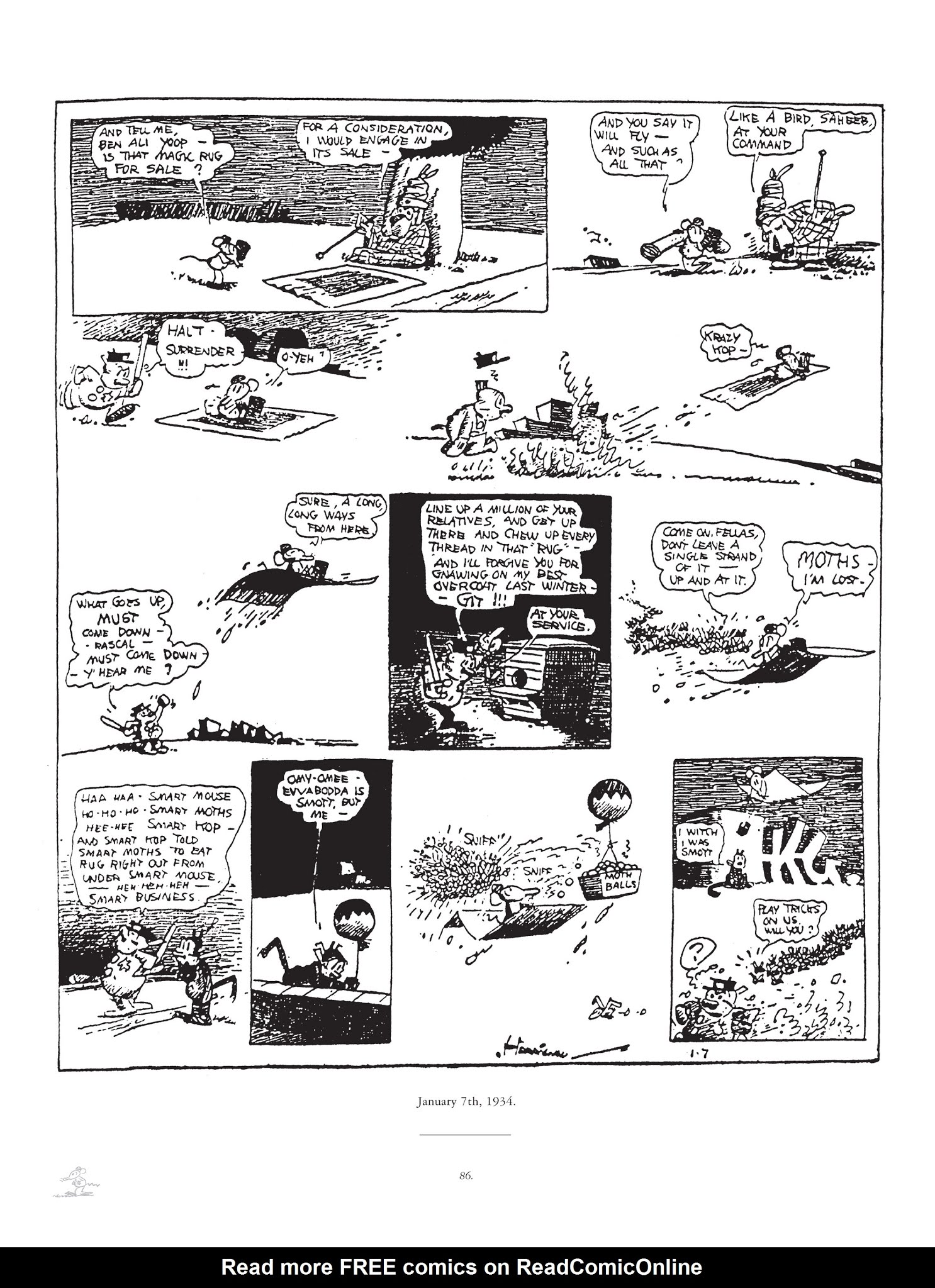 Read online Krazy & Ignatz comic -  Issue # TPB 8 - 85