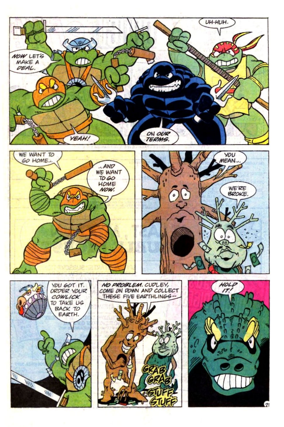 Read online Teenage Mutant Ninja Turtles Adventures (1989) comic -  Issue #7 - 22