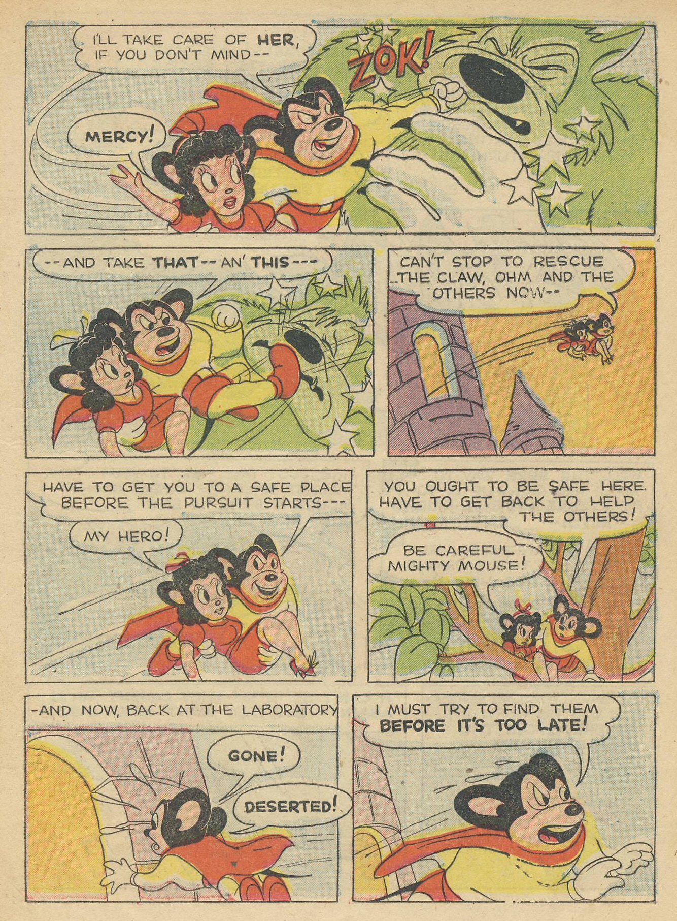 Read online Paul Terry's Mighty Mouse Comics comic -  Issue #66 - 19