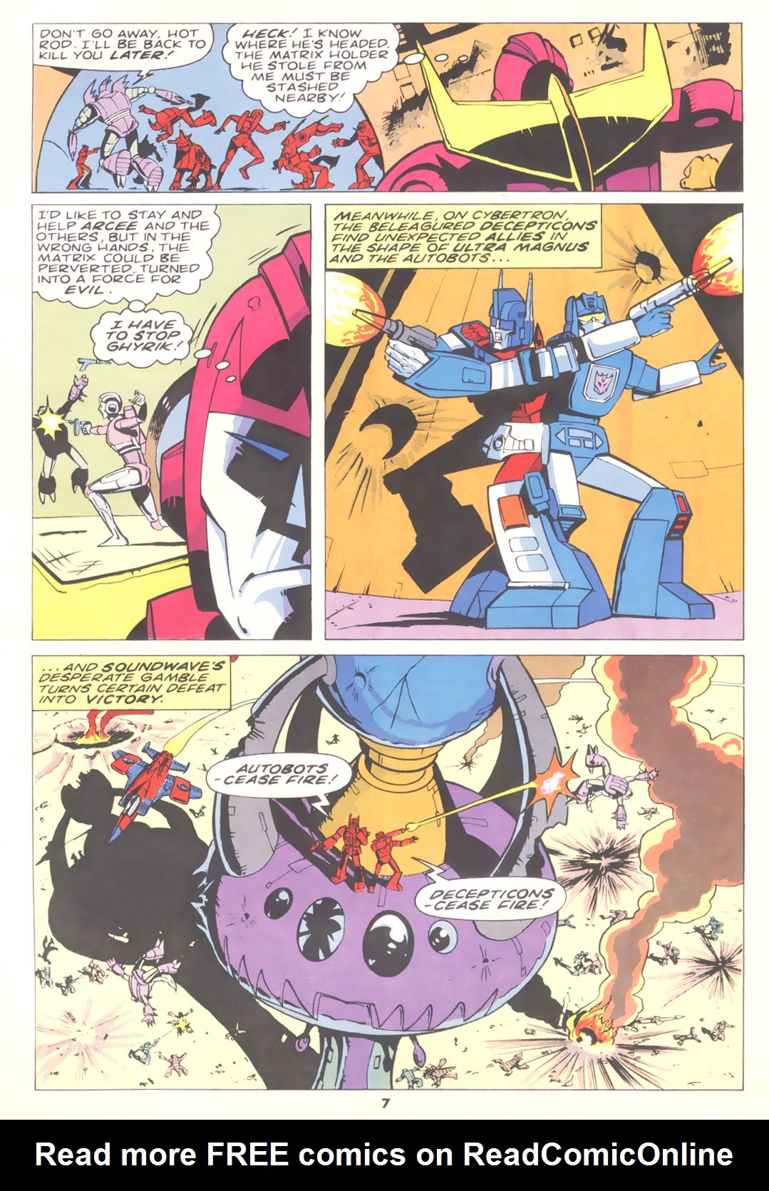 Read online The Transformers (UK) comic -  Issue #187 - 7