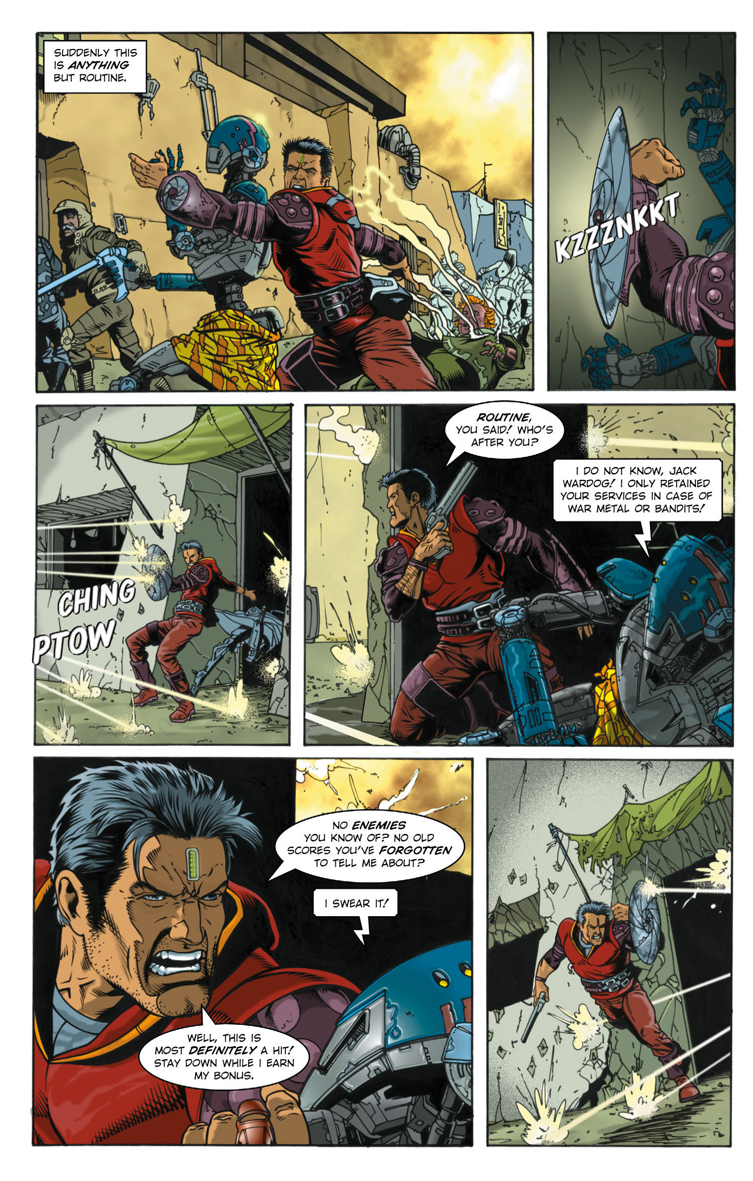 Read online Wardog comic -  Issue # TPB - 9