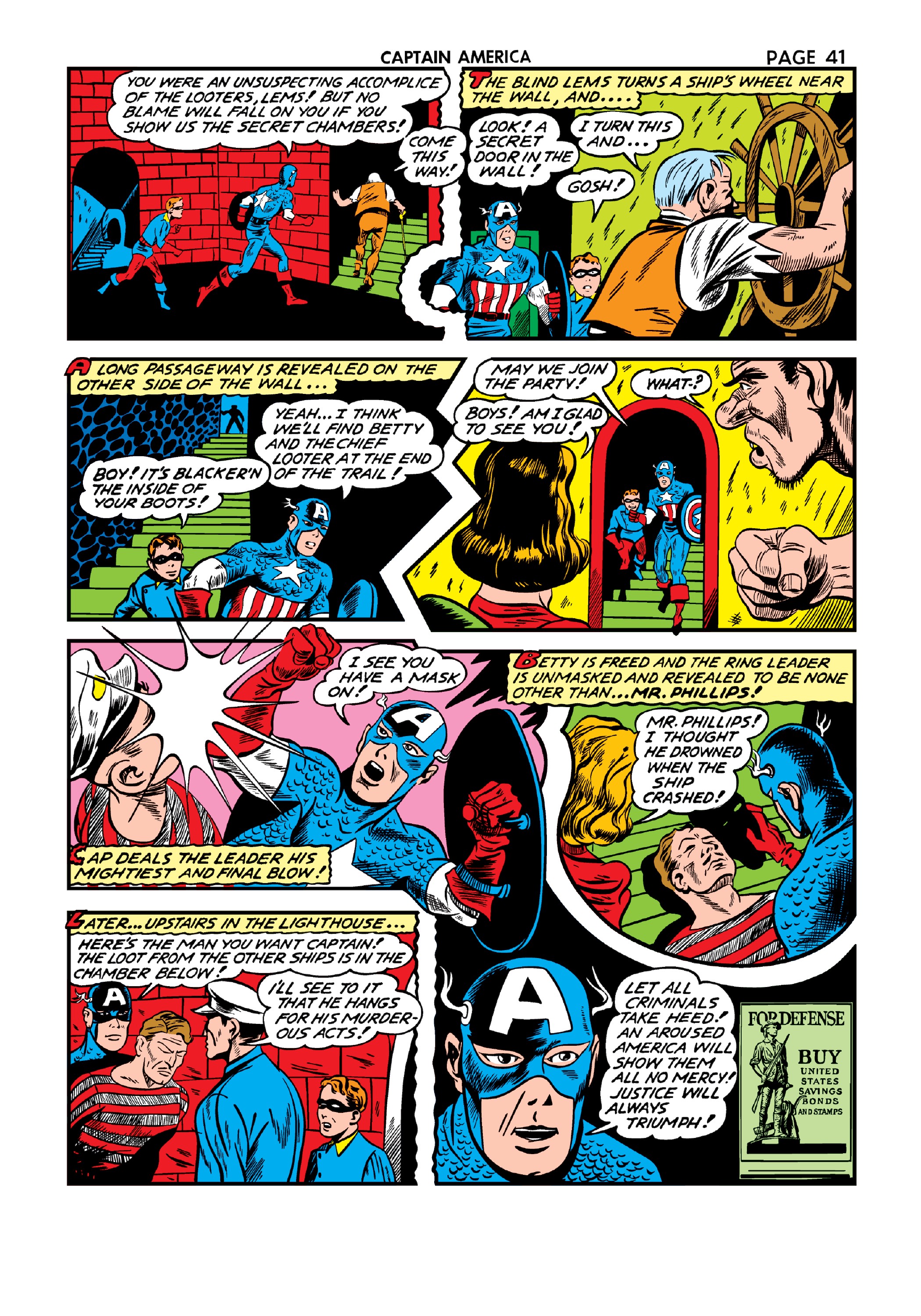 Read online Marvel Masterworks: Golden Age Captain America comic -  Issue # TPB 4 (Part 1) - 50