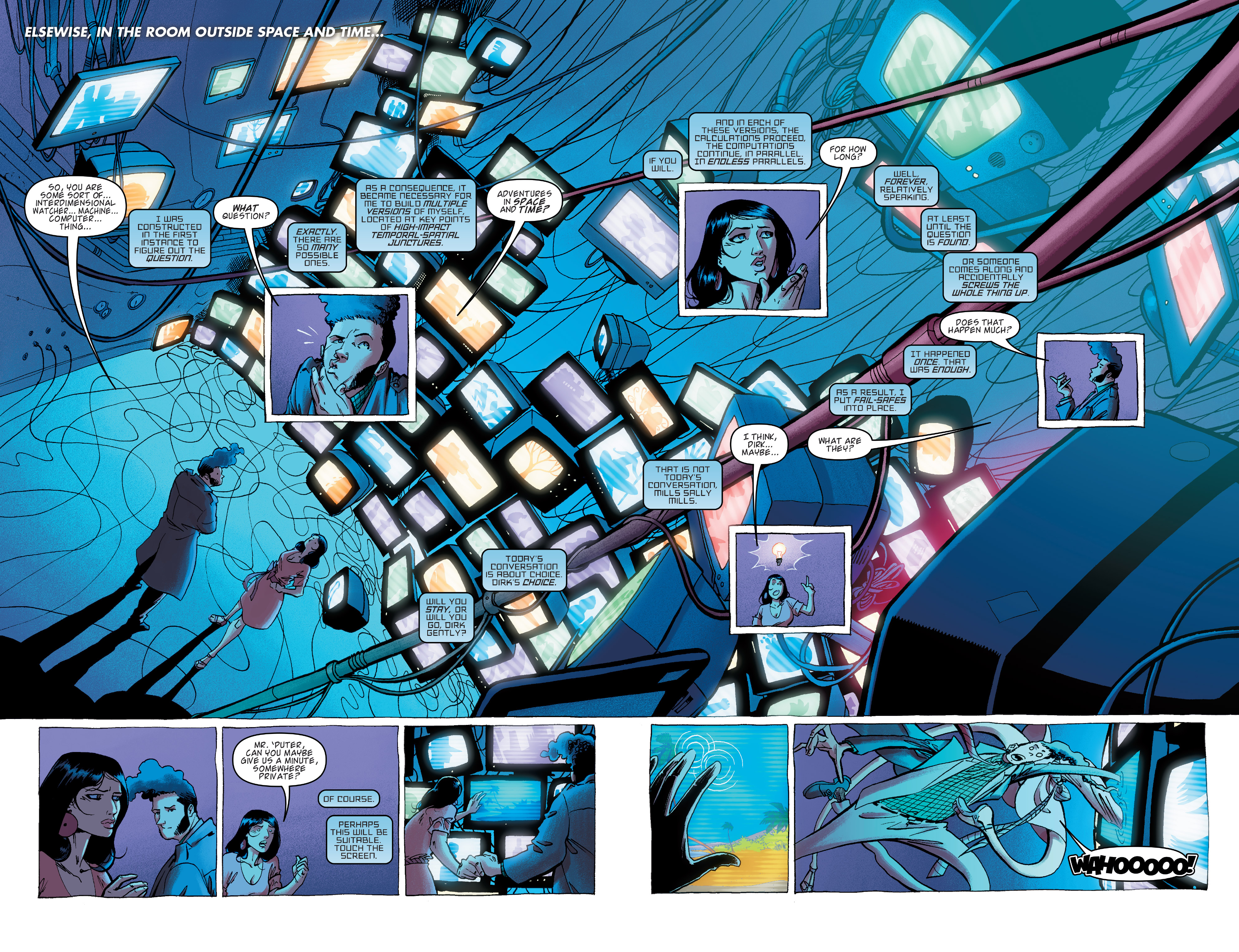 Read online Dirk Gently's Holistic Detective Agency: The Salmon of Doubt comic -  Issue # TPB 2 - 56