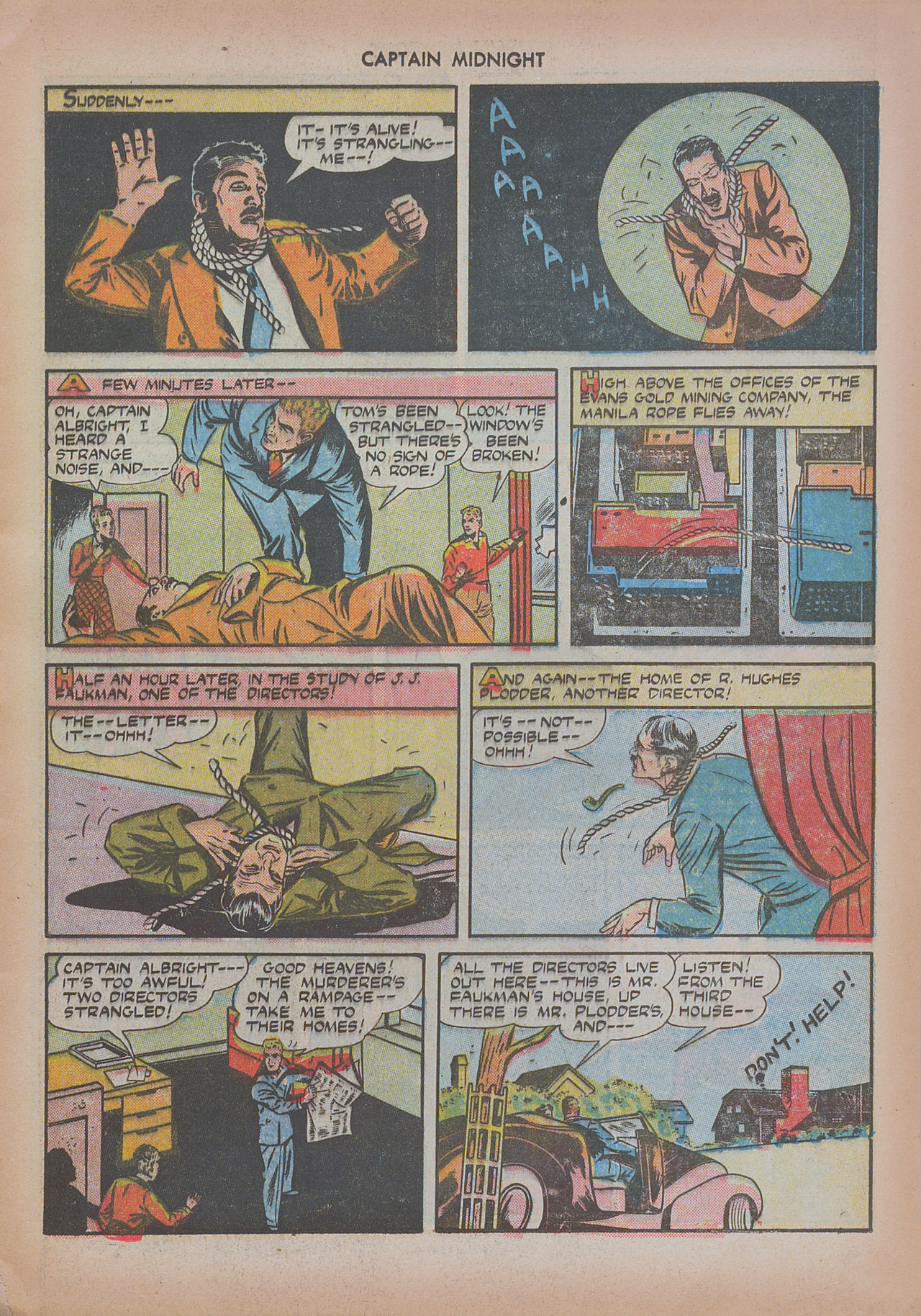 Read online Captain Midnight (1942) comic -  Issue #20 - 17