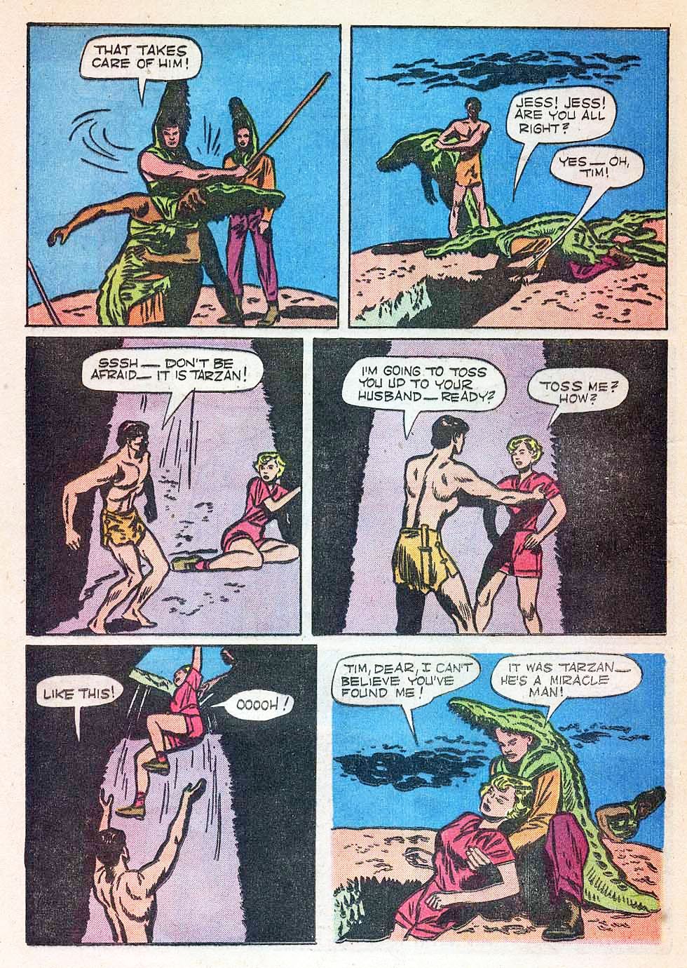 Read online Tarzan (1948) comic -  Issue #20 - 20