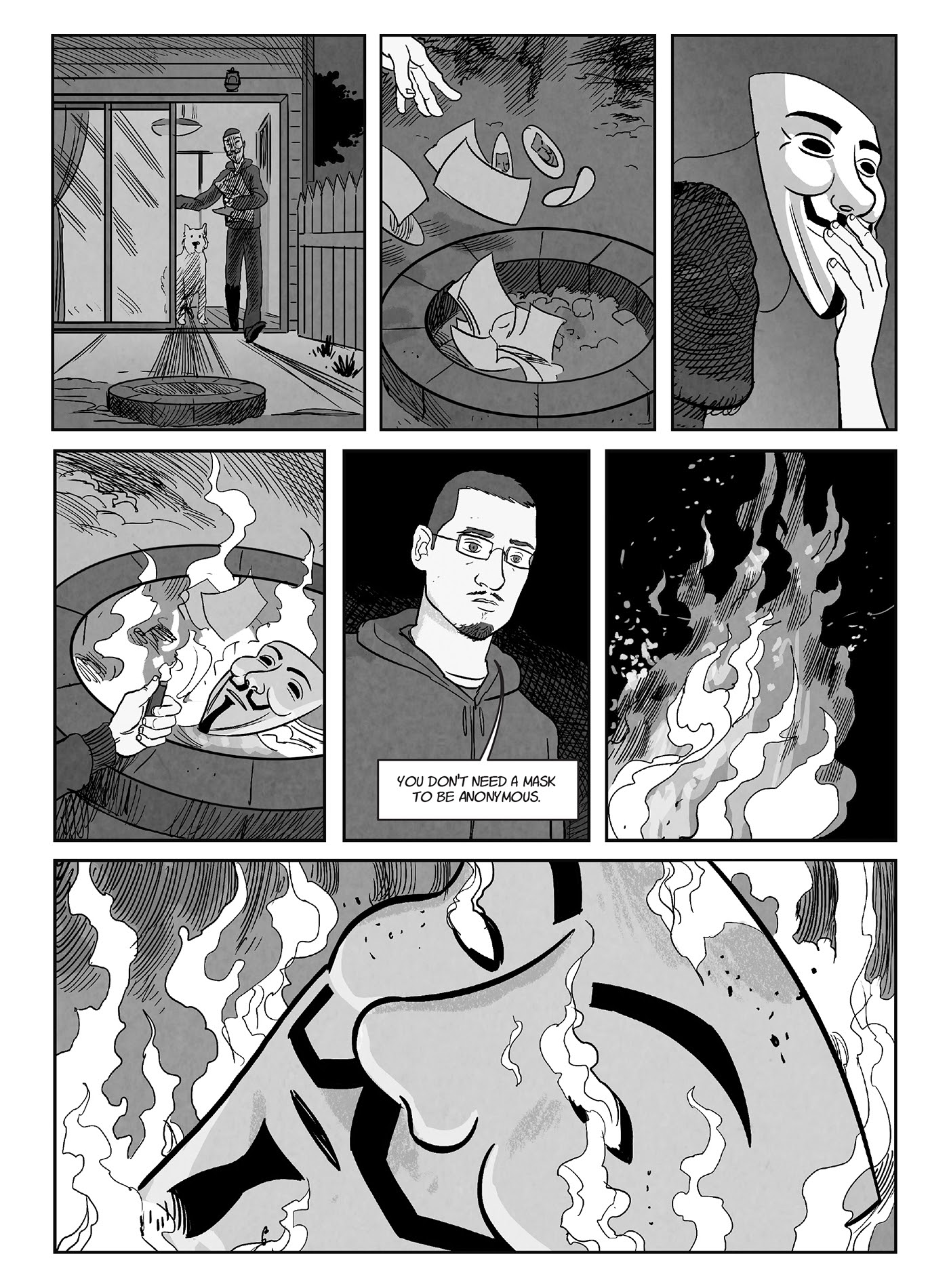 Read online A for Anonymous: How a Mysterious Hacker Collective Transformed the World comic -  Issue # TPB - 99