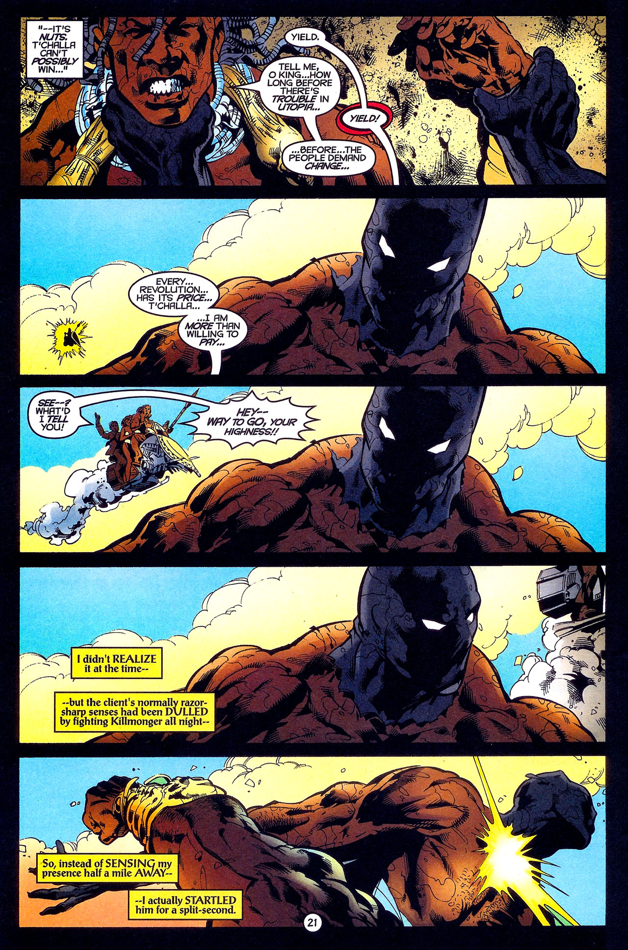 Read online Black Panther (1998) comic -  Issue #20 - 22