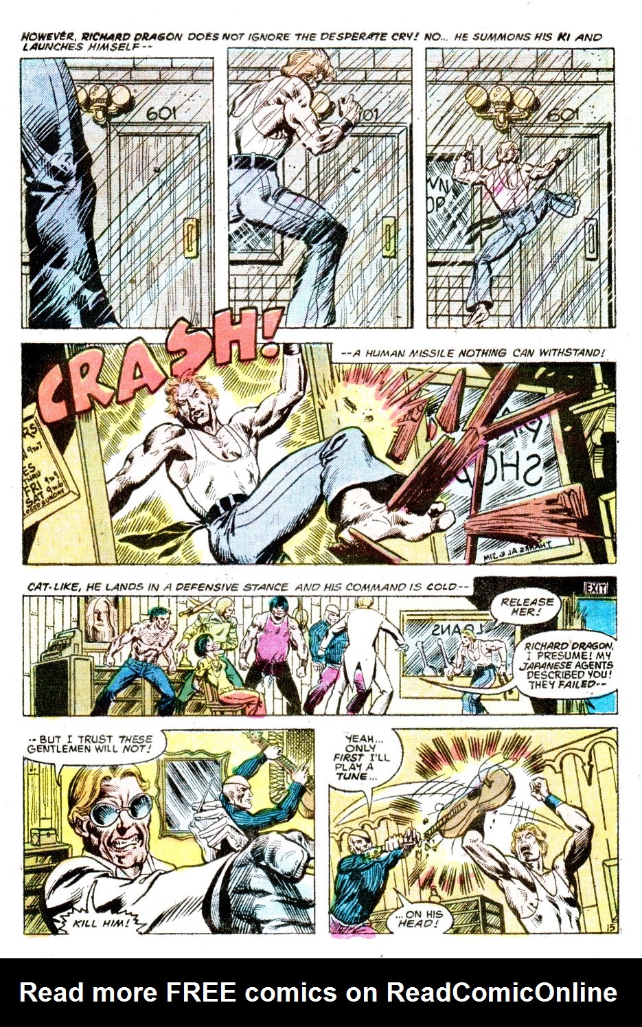 Read online Richard Dragon, Kung-Fu Fighter comic -  Issue #2 - 16