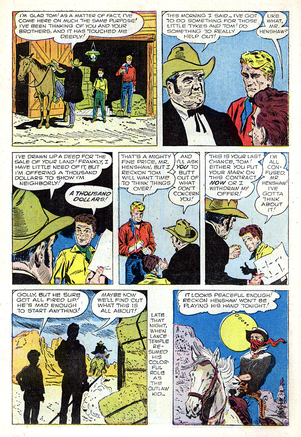 Read online The Outlaw Kid (1954) comic -  Issue #8 - 14