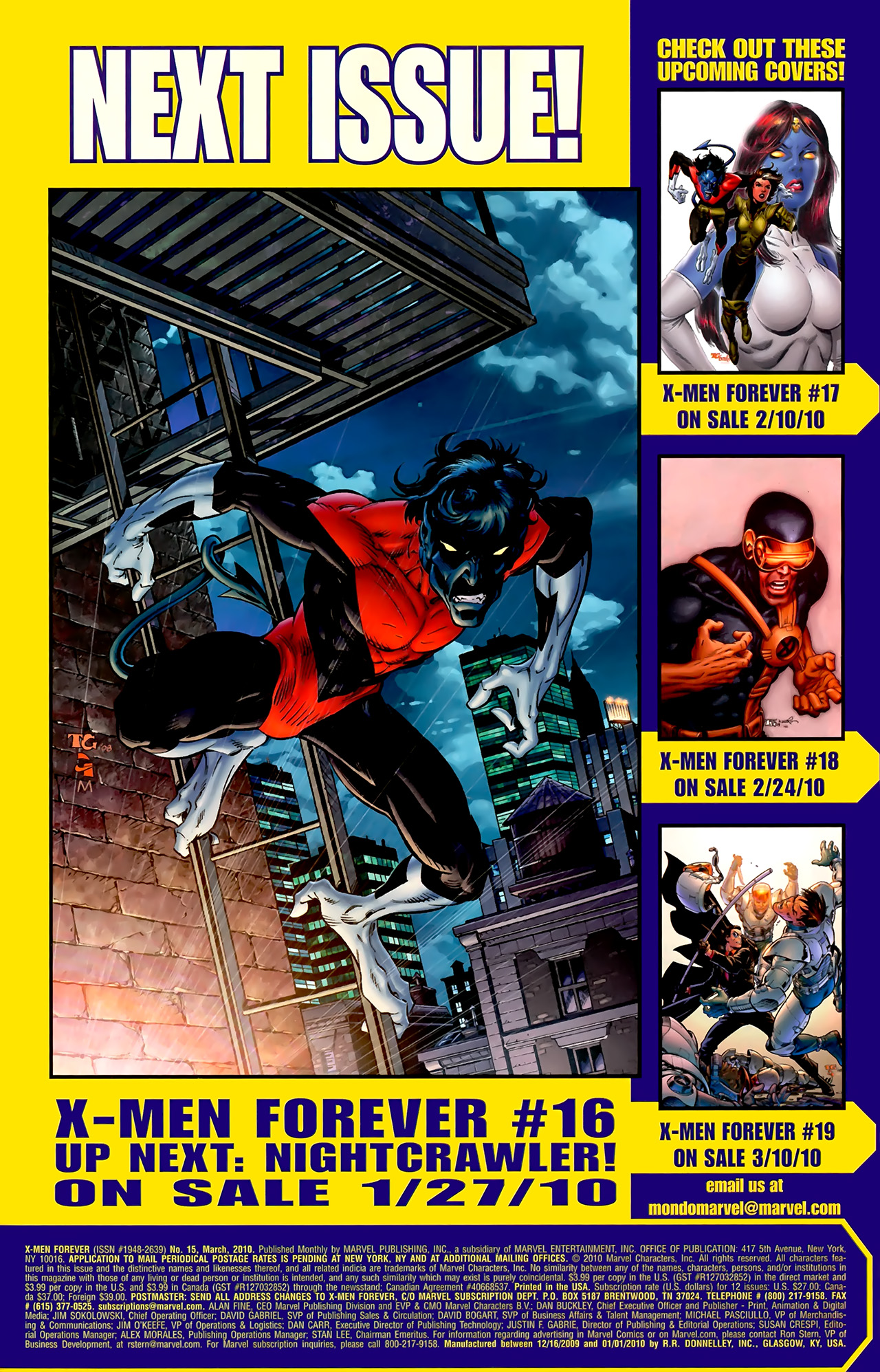 Read online X-Men Forever (2009) comic -  Issue #15 - 25