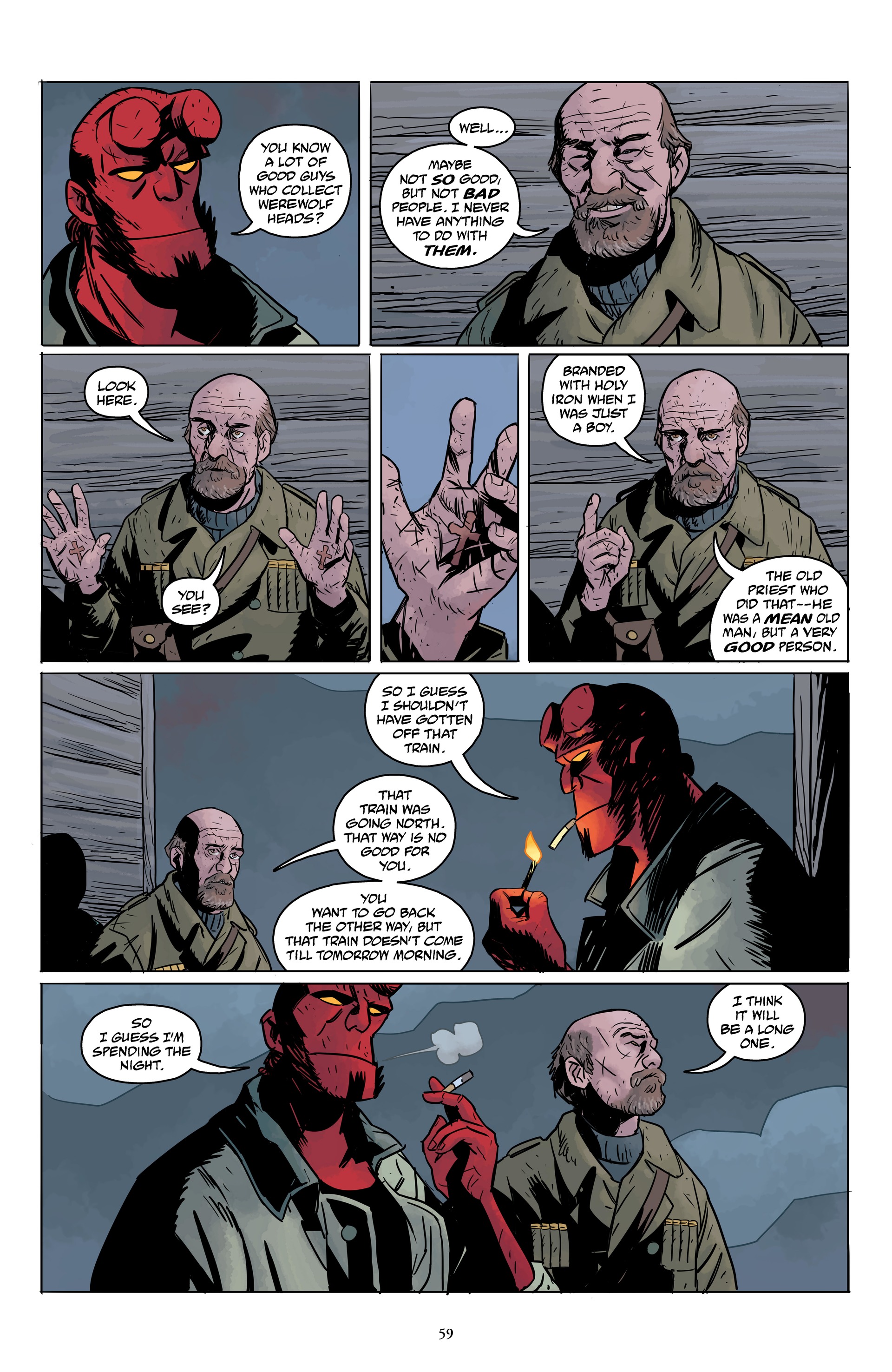 Read online Hellboy and the B.P.R.D.: The Return of Effie Kolb and Others comic -  Issue # TPB (Part 1) - 61