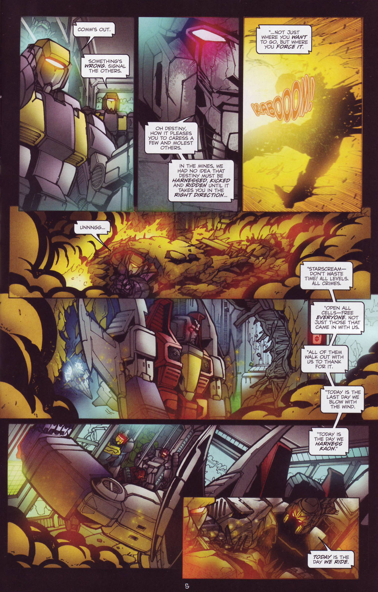 Read online The Transformers Megatron Origin comic -  Issue #4 - 8