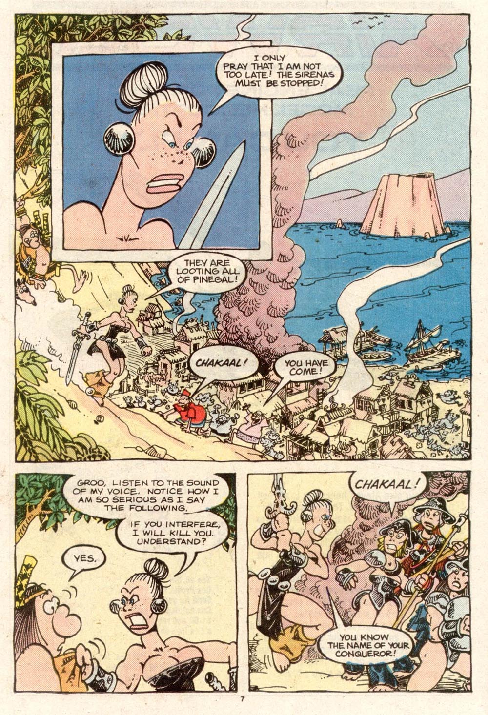 Read online Sergio Aragonés Groo the Wanderer comic -  Issue #50 - 7