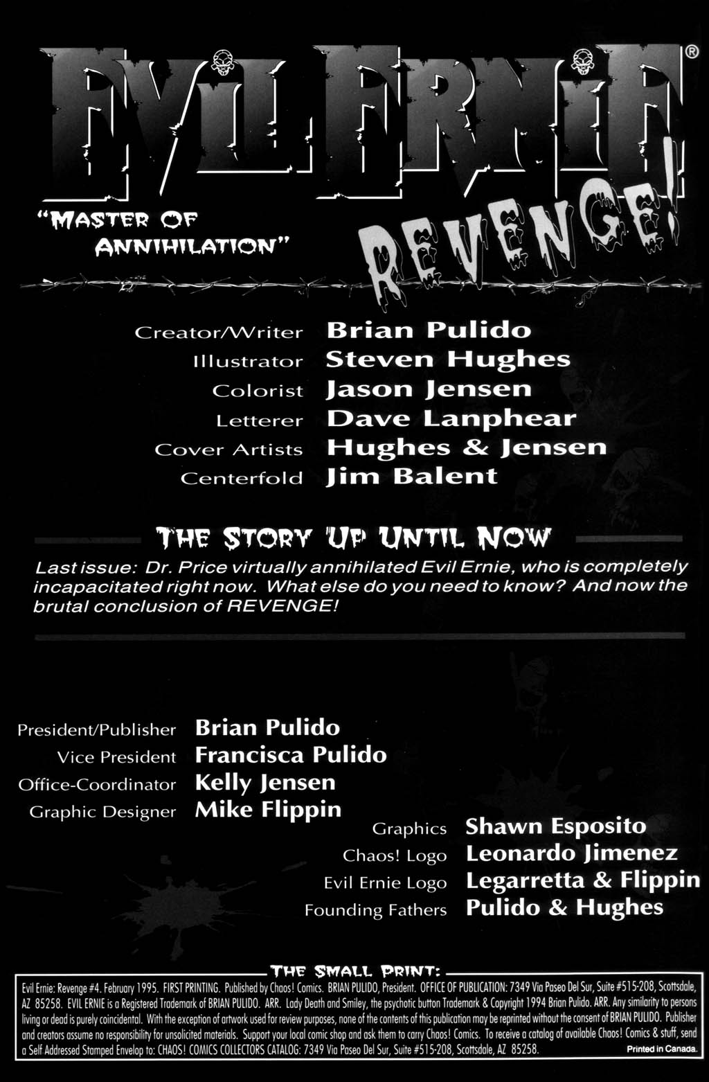 Read online Evil Ernie: Revenge comic -  Issue #4 - 2