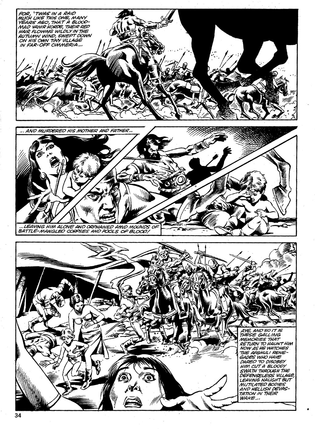 Read online The Savage Sword Of Conan comic -  Issue #85 - 34