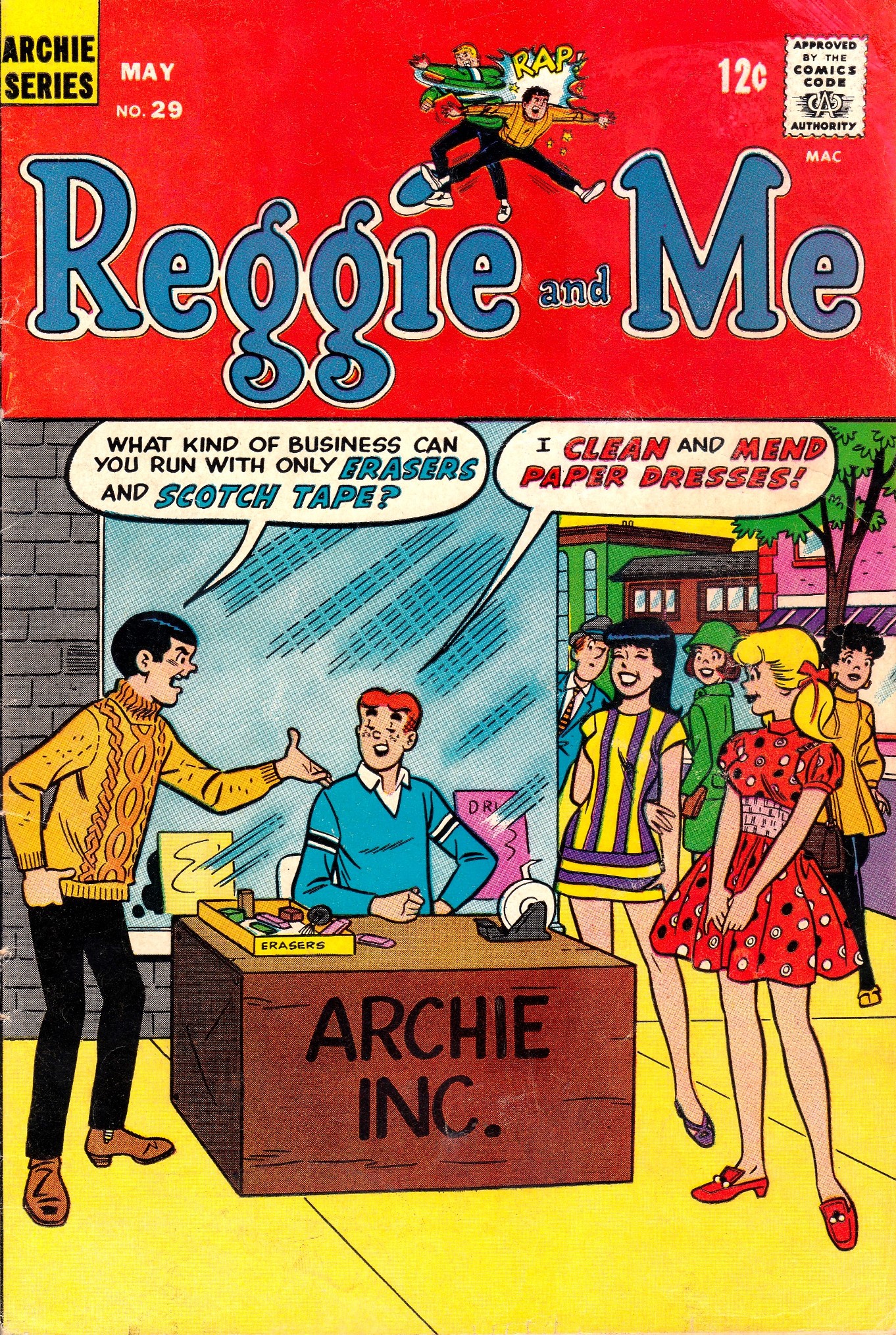 Read online Reggie and Me (1966) comic -  Issue #29 - 1