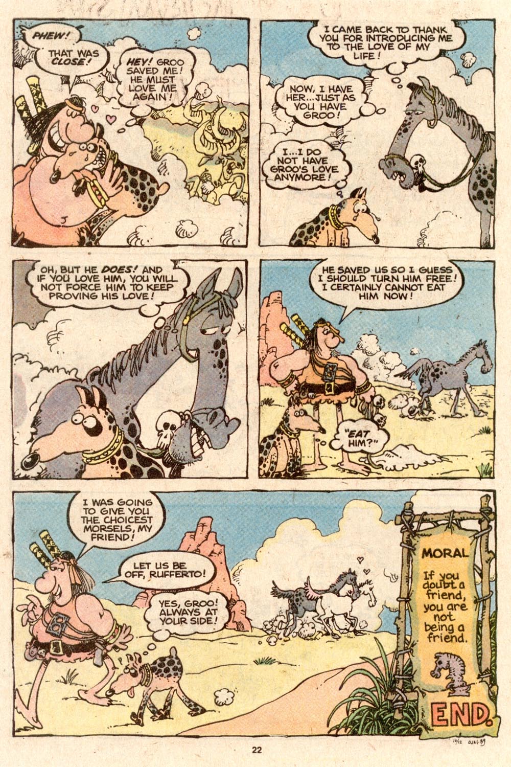 Read online Sergio Aragonés Groo the Wanderer comic -  Issue #62 - 24