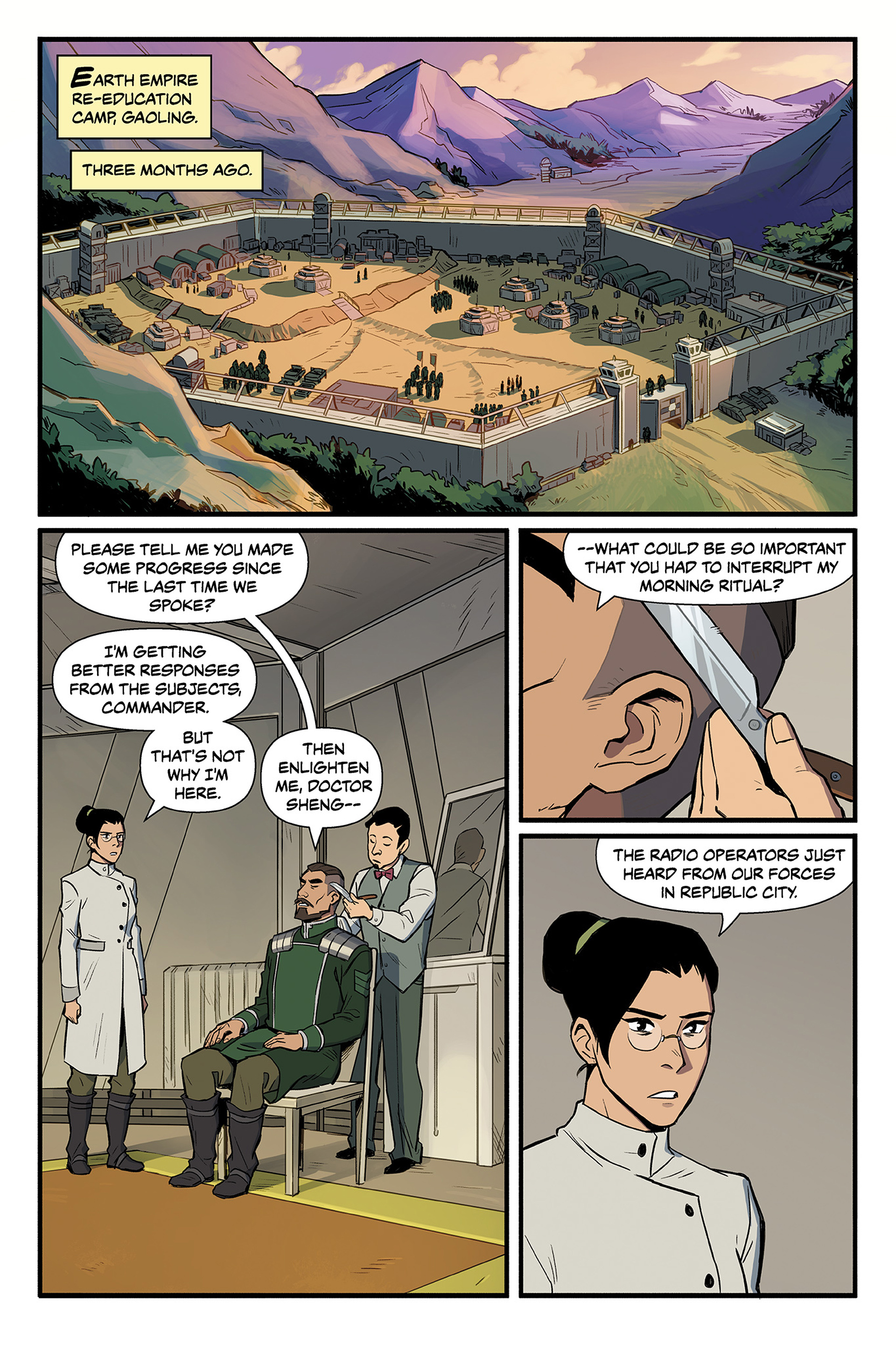 Read online The Legend of Korra: Ruins of the Empire Omnibus comic -  Issue # TPB (Part 1) - 7