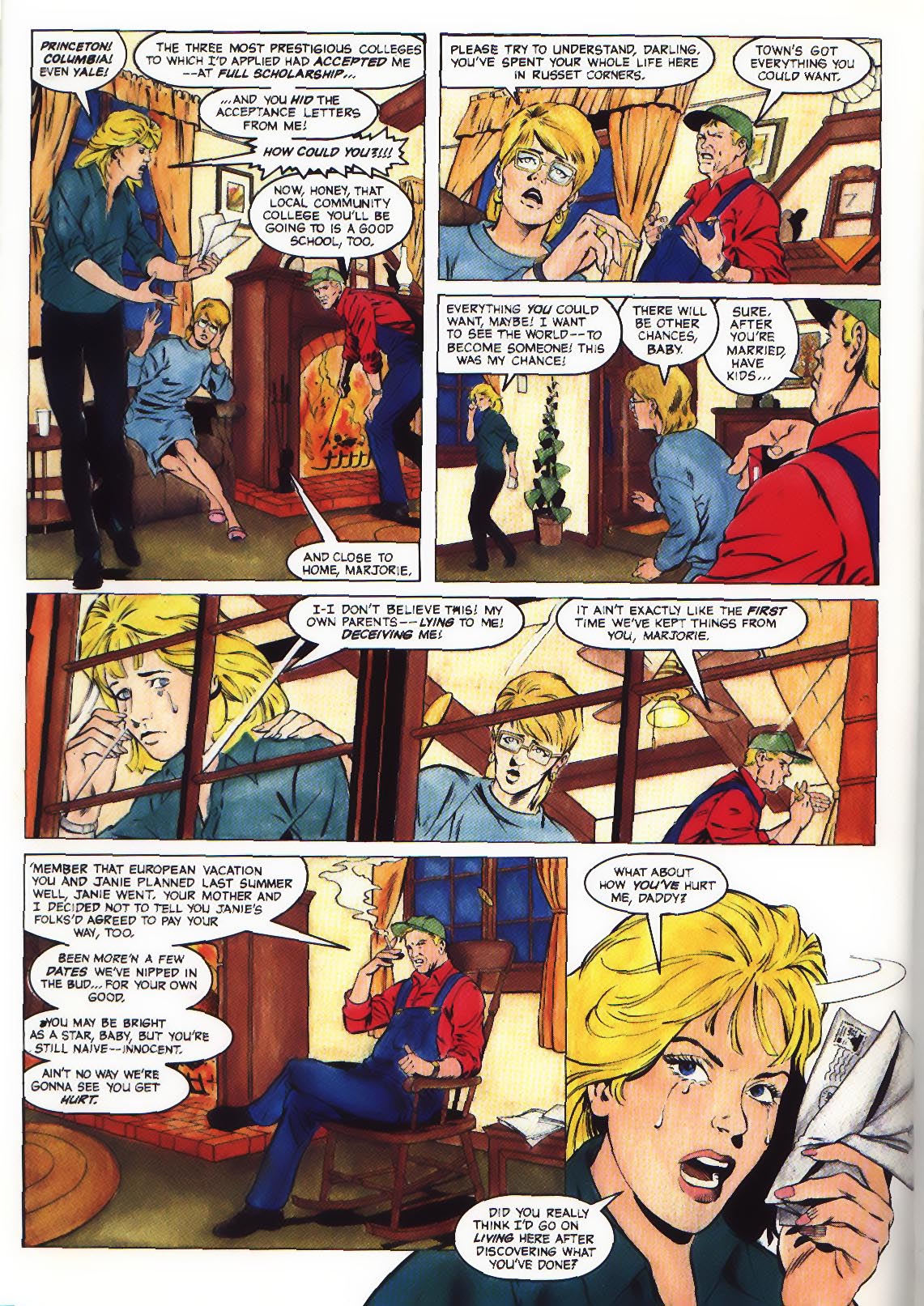 Read online Marvel Graphic Novel: Cloak and Dagger and Power Pack: Shelter From The Storm comic -  Issue # TPB - 5