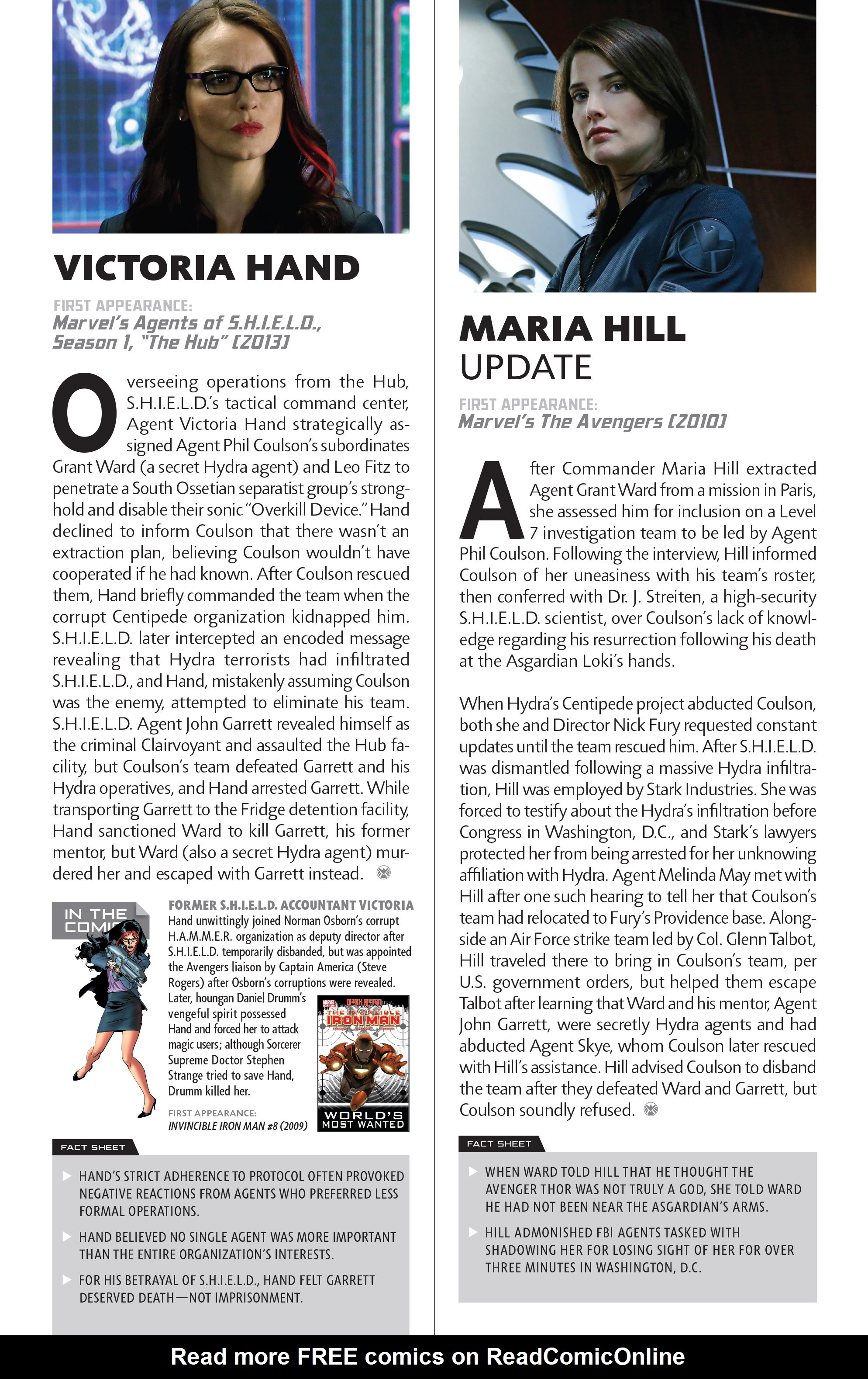 Read online Guidebook to the Marvel Cinematic Universe - Marvel's Agents of S.H.I.E.L.D. Season One comic -  Issue # Full - 18