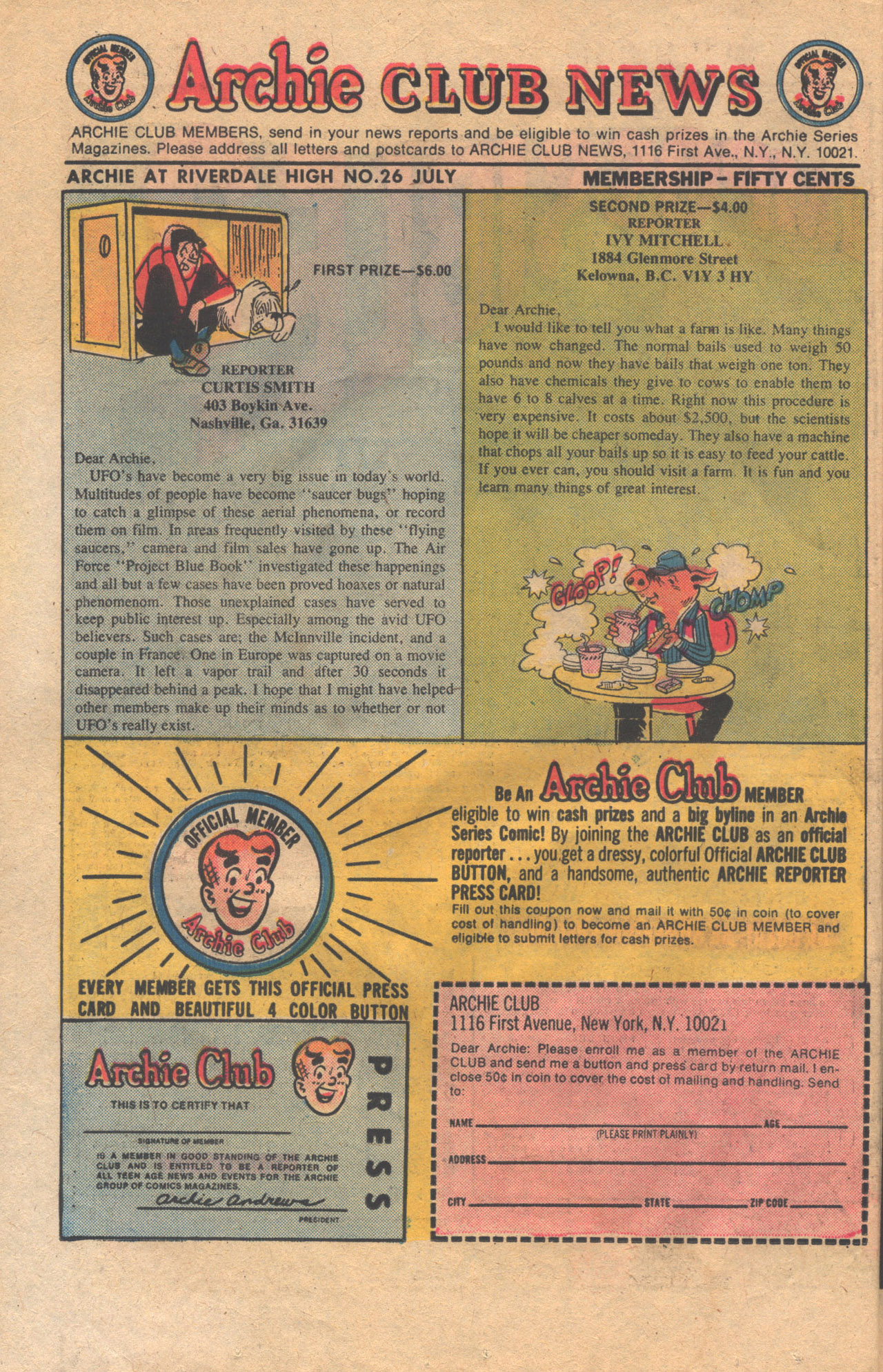 Read online Archie at Riverdale High (1972) comic -  Issue #26 - 26