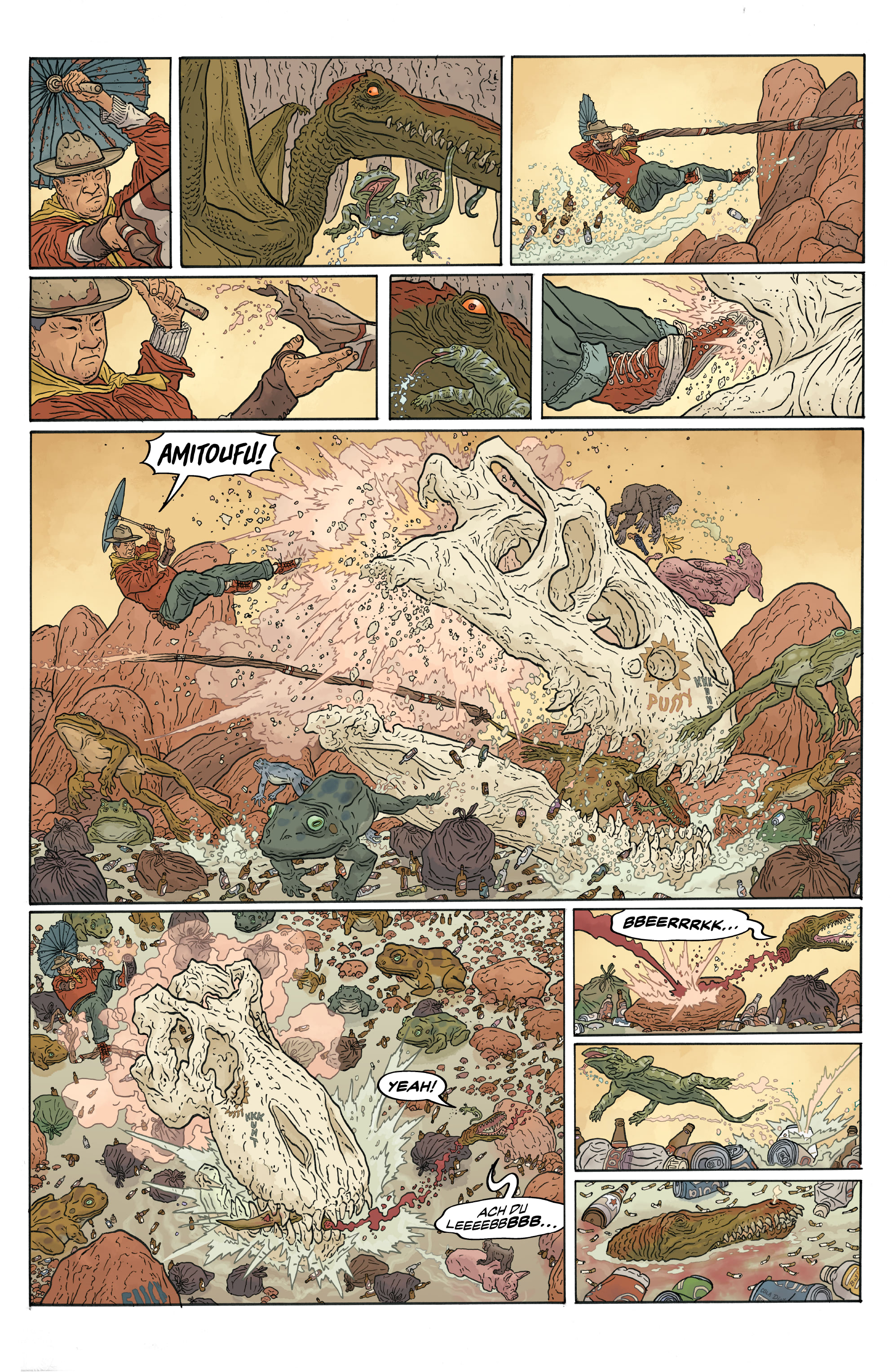 Read online Shaolin Cowboy: Cruel to Be Kin comic -  Issue #1 - 21