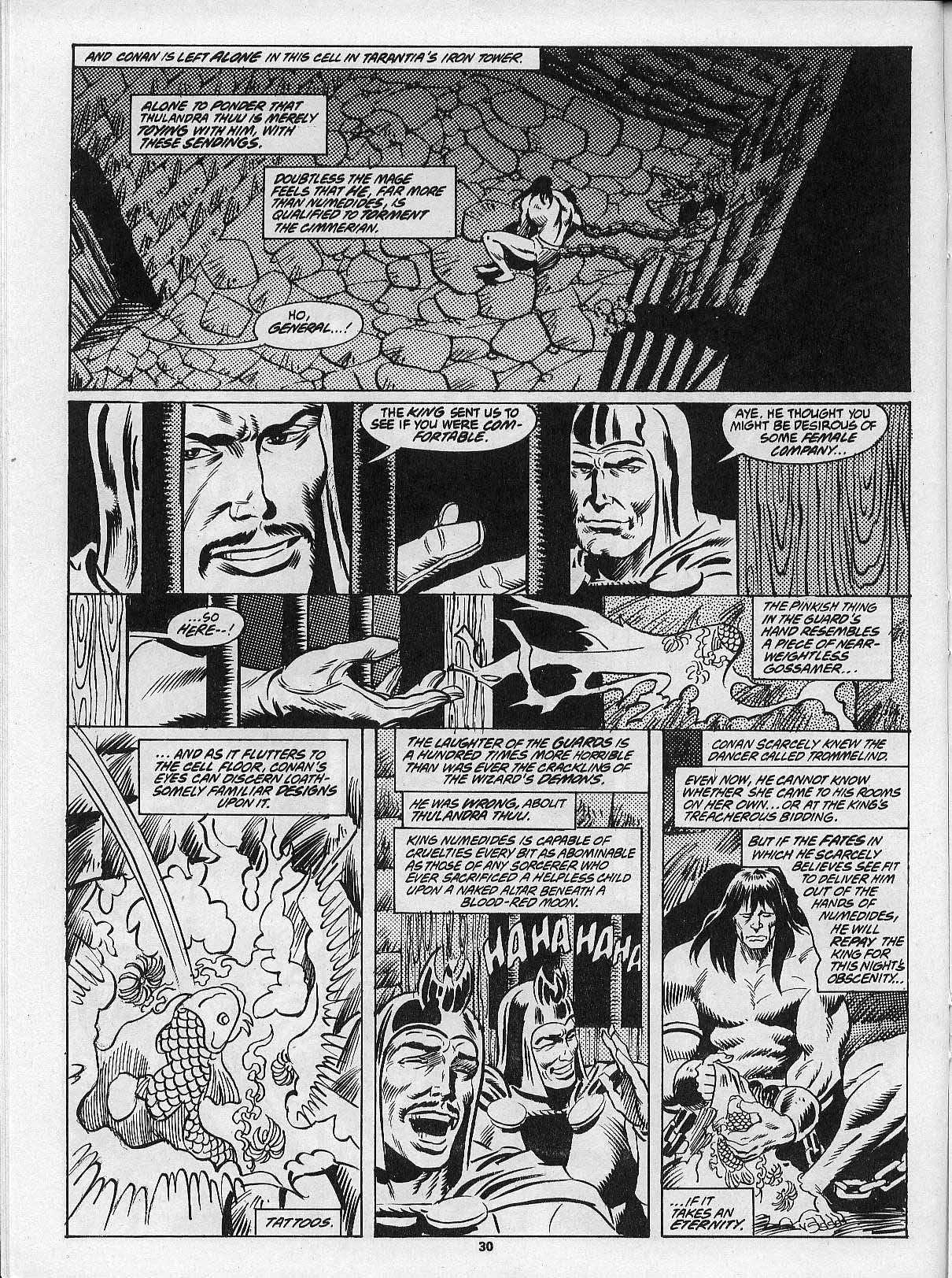 Read online The Savage Sword Of Conan comic -  Issue #201 - 32