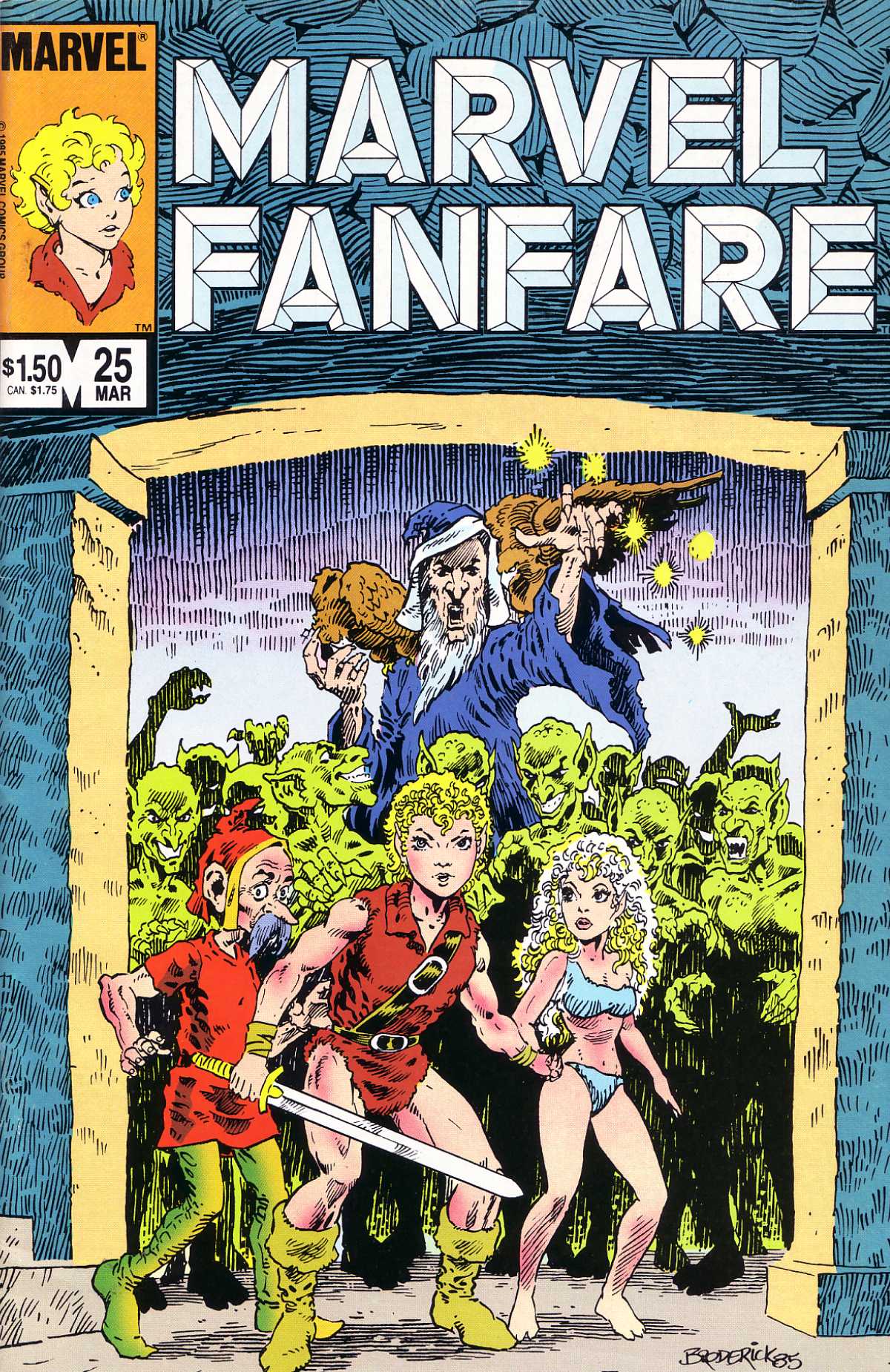 Read online Marvel Fanfare (1982) comic -  Issue #25 - 1