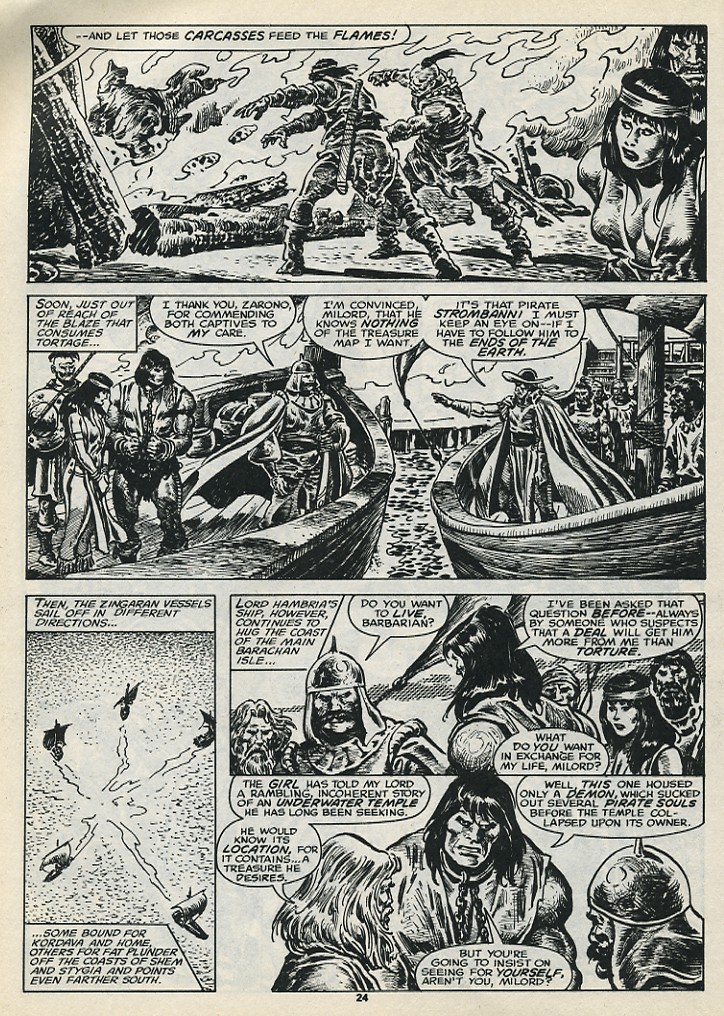 Read online The Savage Sword Of Conan comic -  Issue #199 - 26