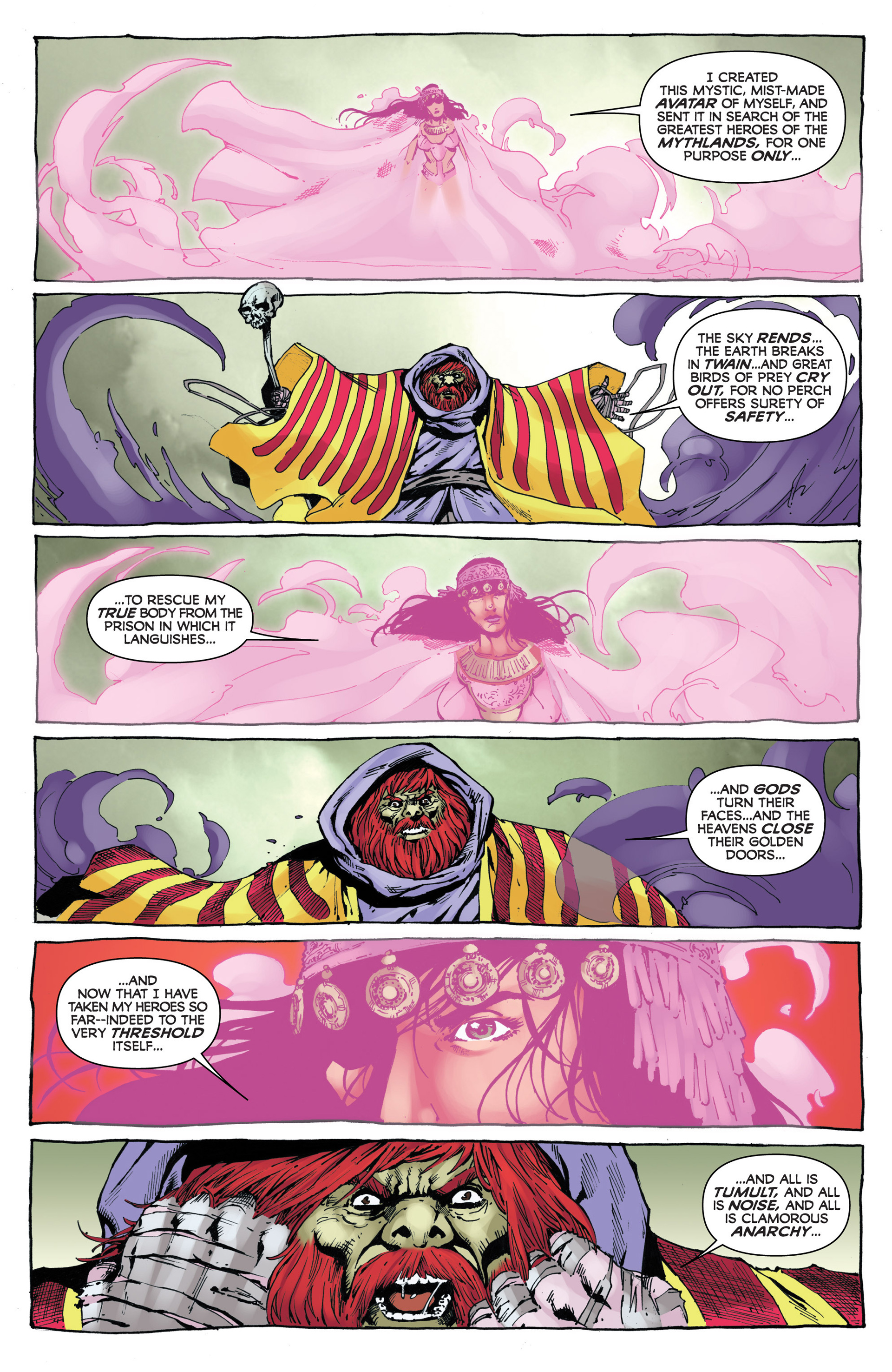 Read online Kirby: Genesis - Dragonsbane comic -  Issue #4 - 3
