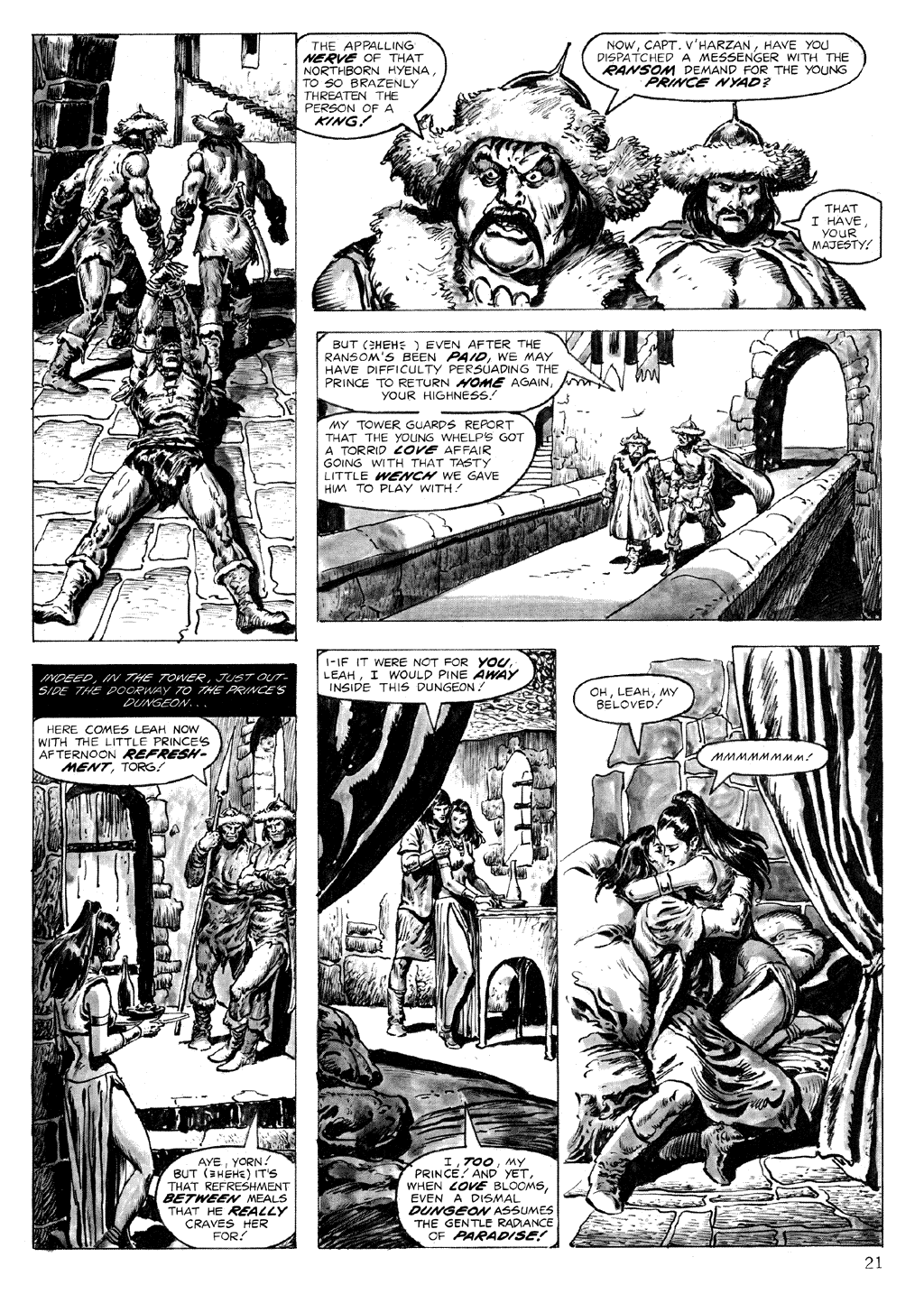 Read online The Savage Sword Of Conan comic -  Issue #71 - 21