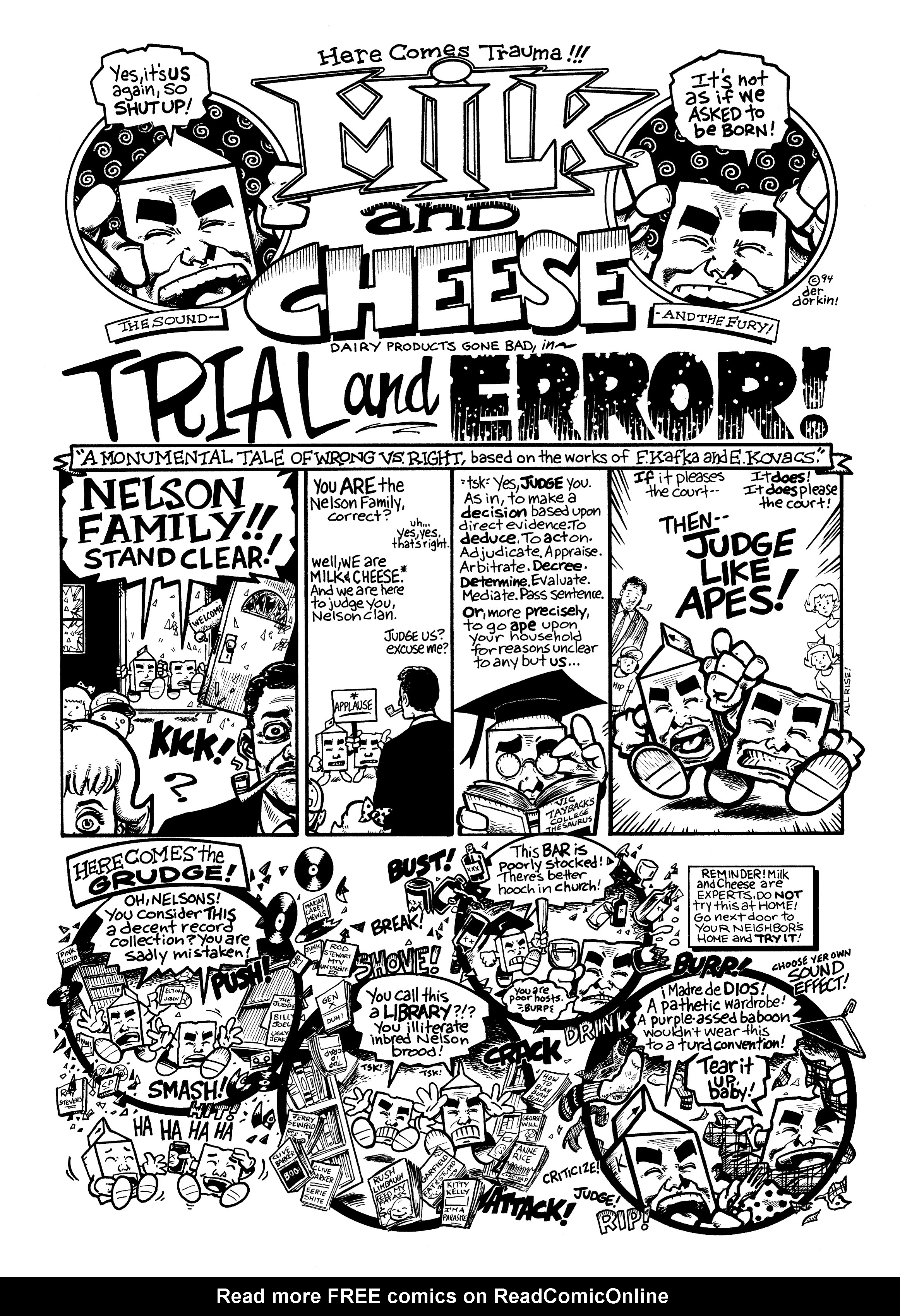 Read online Milk And Cheese: Dairy Products Gone Bad! comic -  Issue # Full - 125