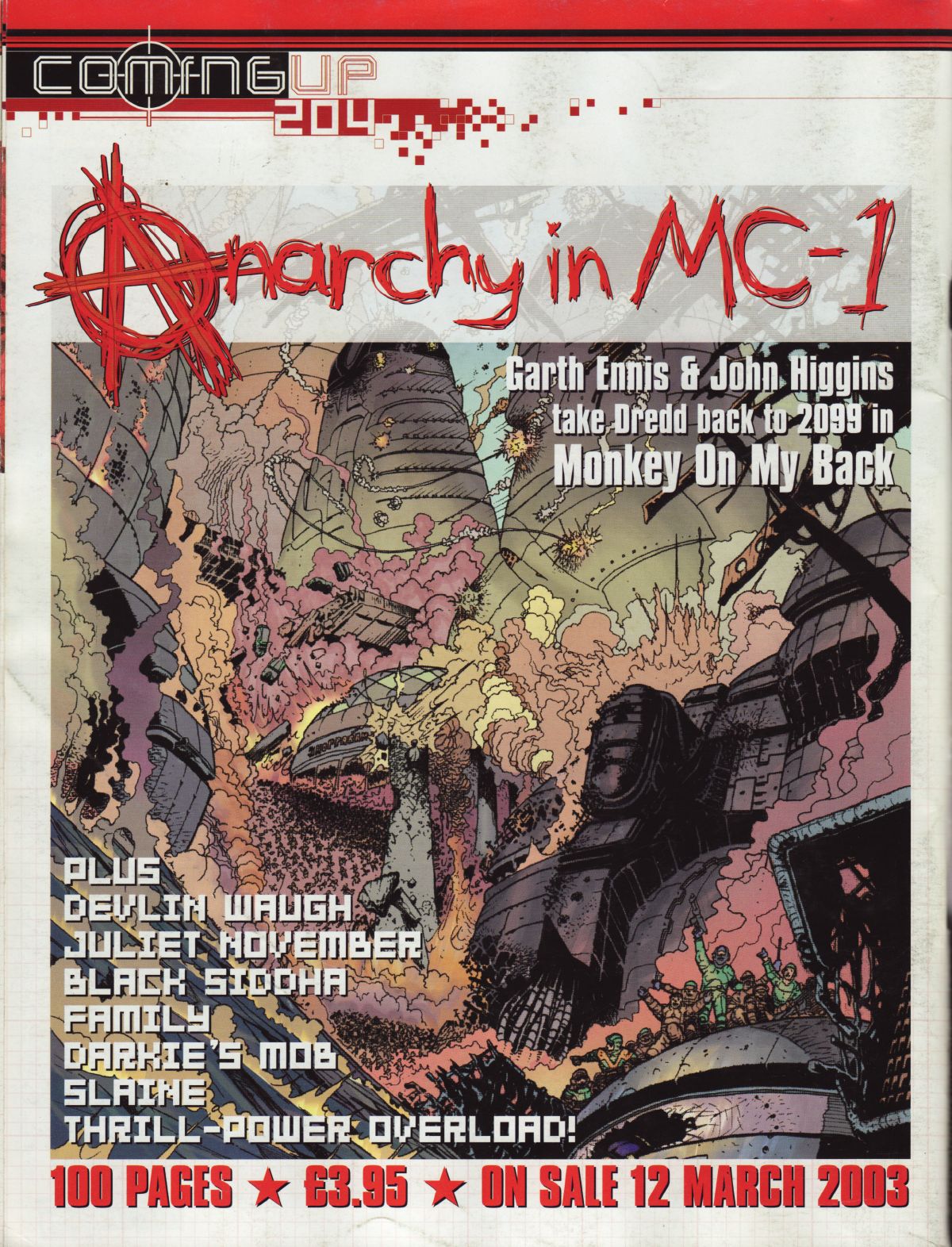 Read online Judge Dredd Megazine (Vol. 5) comic -  Issue #203 - 100