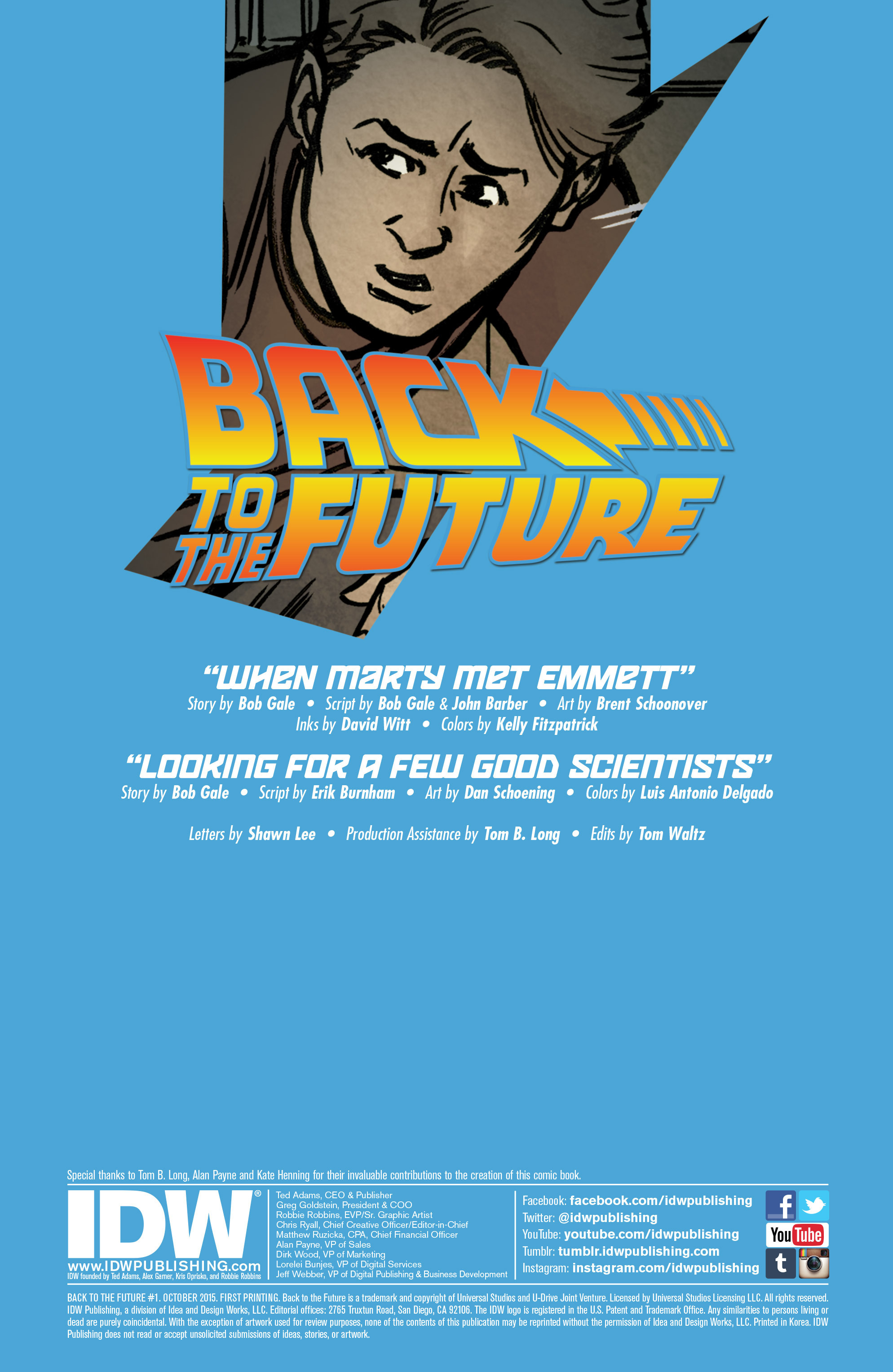 Read online Back to the Future (2015) comic -  Issue #1 - 2