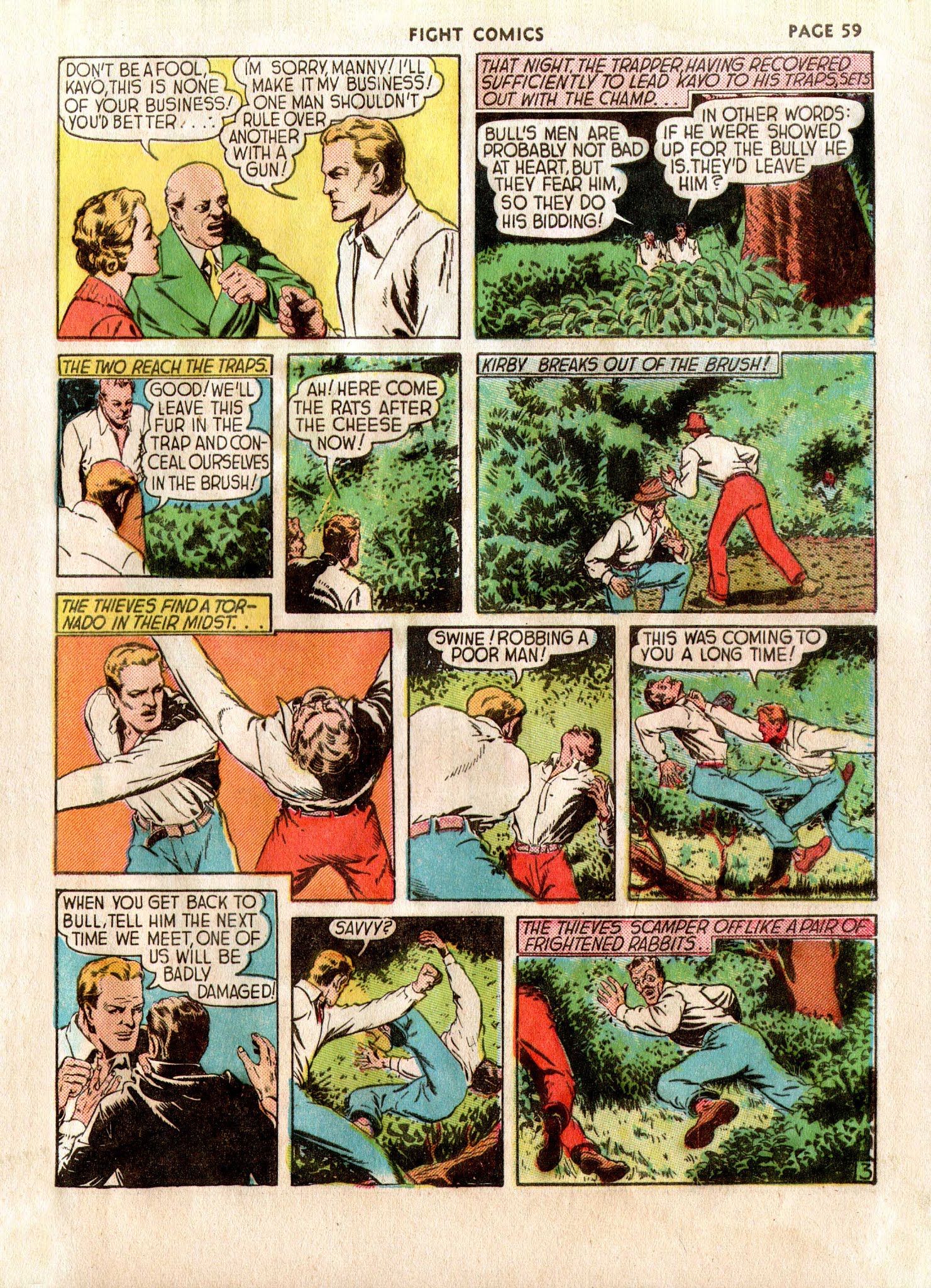 Read online Fight Comics comic -  Issue #7 - 62