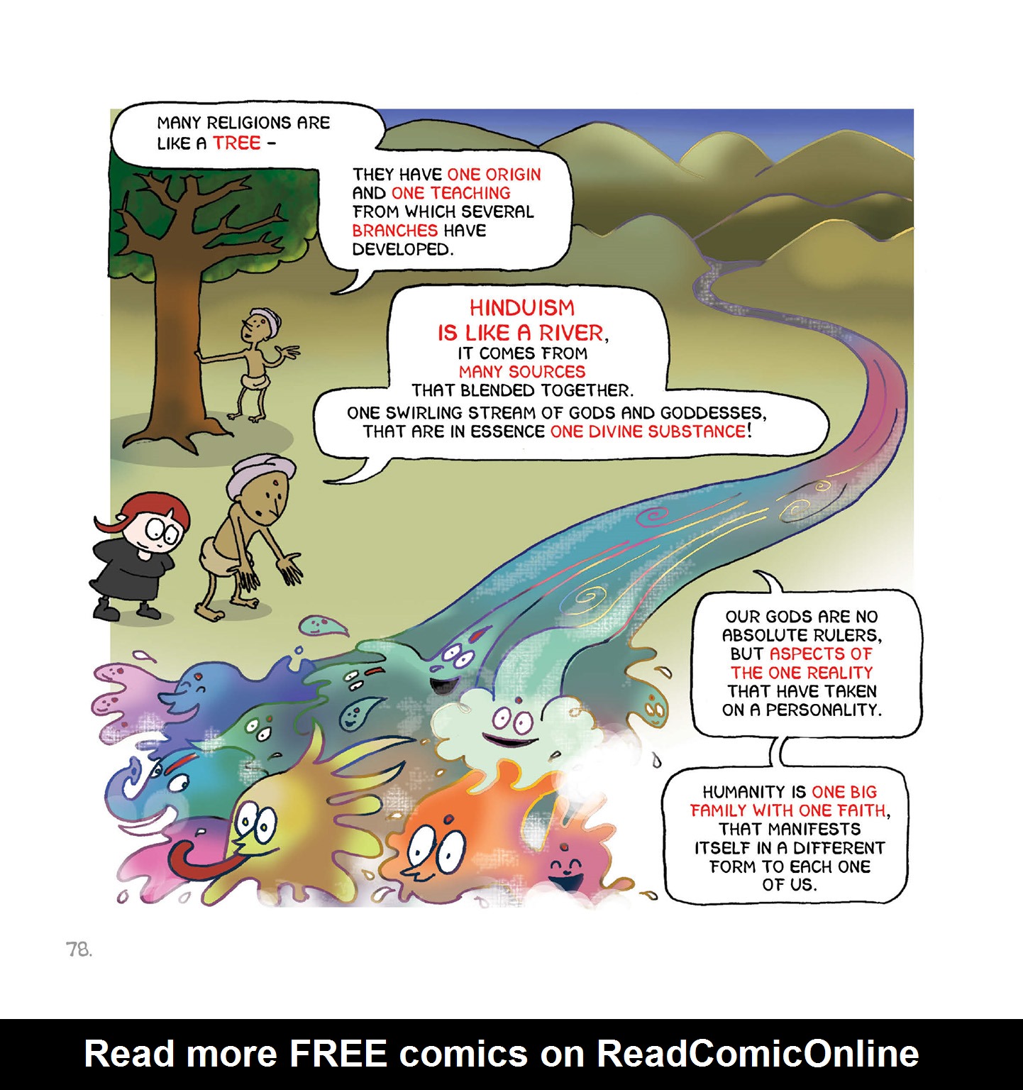 Read online Religion: A Discovery in Comics comic -  Issue # TPB - 79